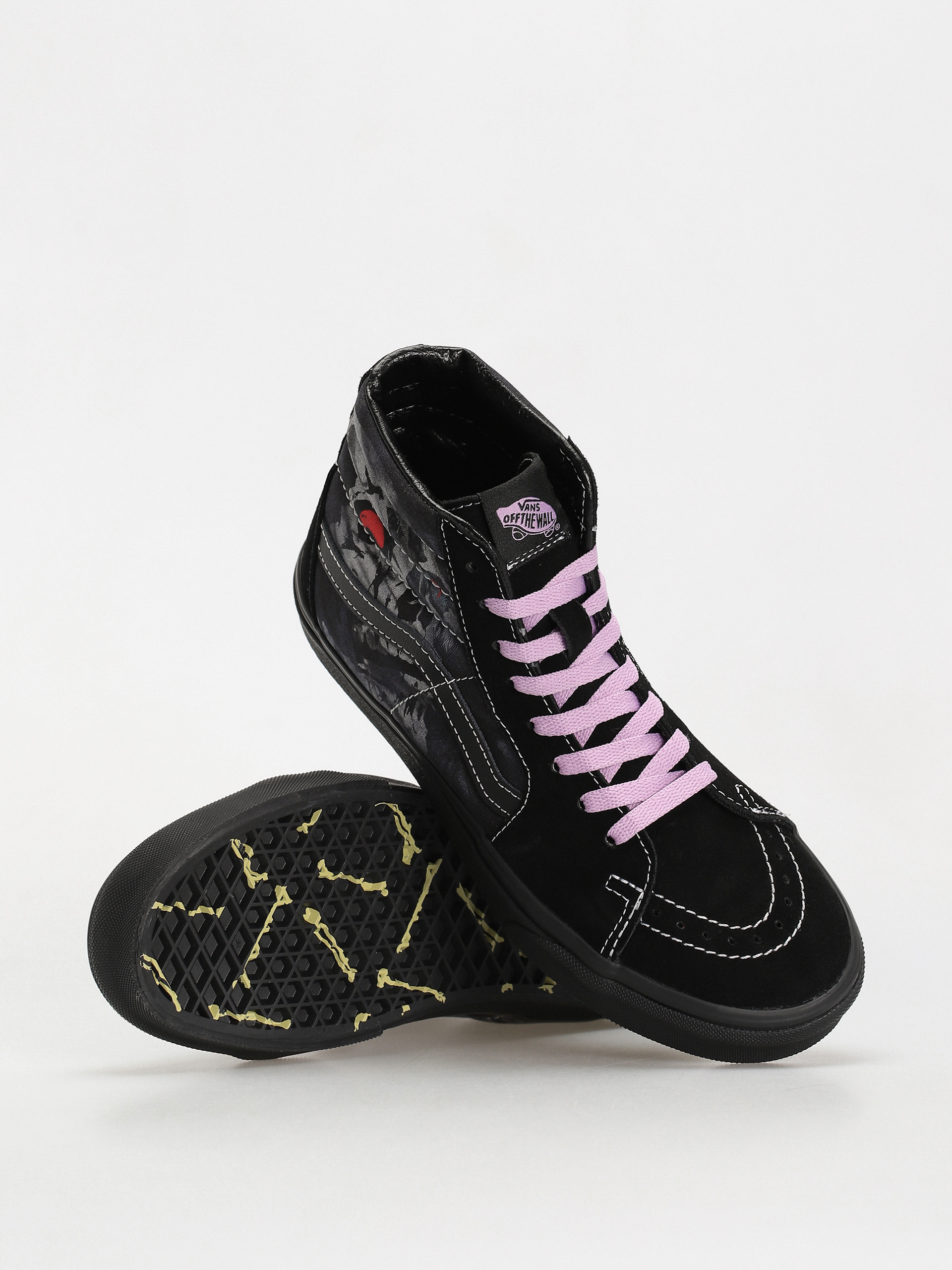 Vans Sk8 Hi Cipők (midnight shift black/black)