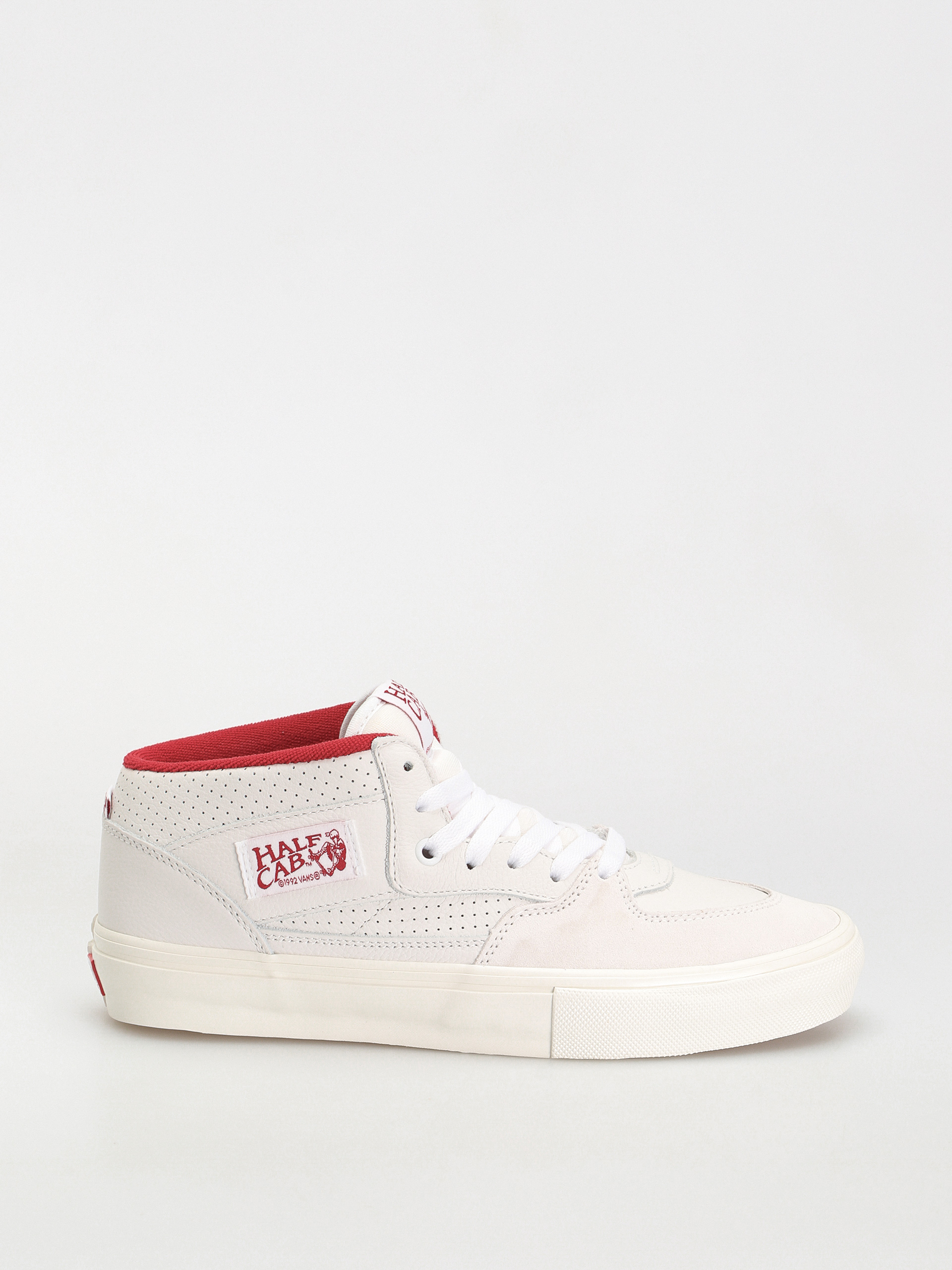 Vans Skate Half Cab Cipők (vintage sport white/red)