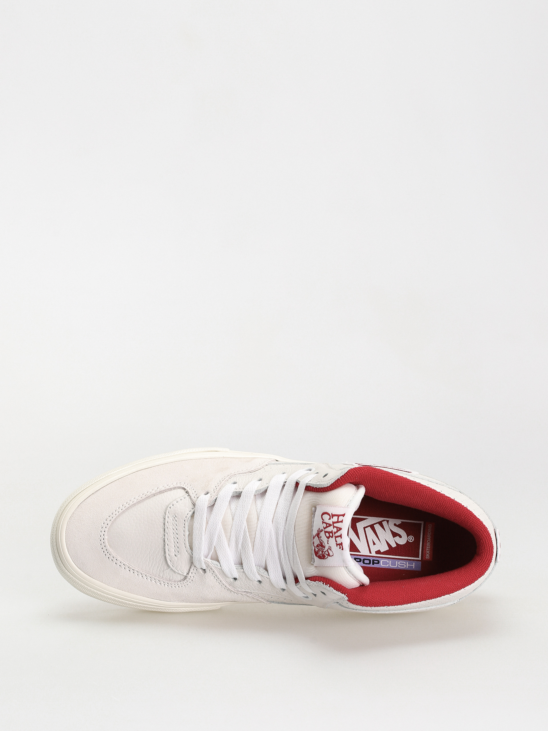 Vans Skate Half Cab Cipők (vintage sport white/red)