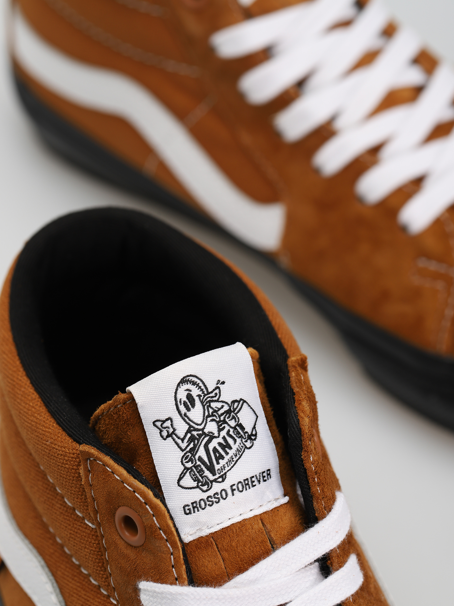 Vans Skate Grosso Mid Cipők (pig suede brown/black)