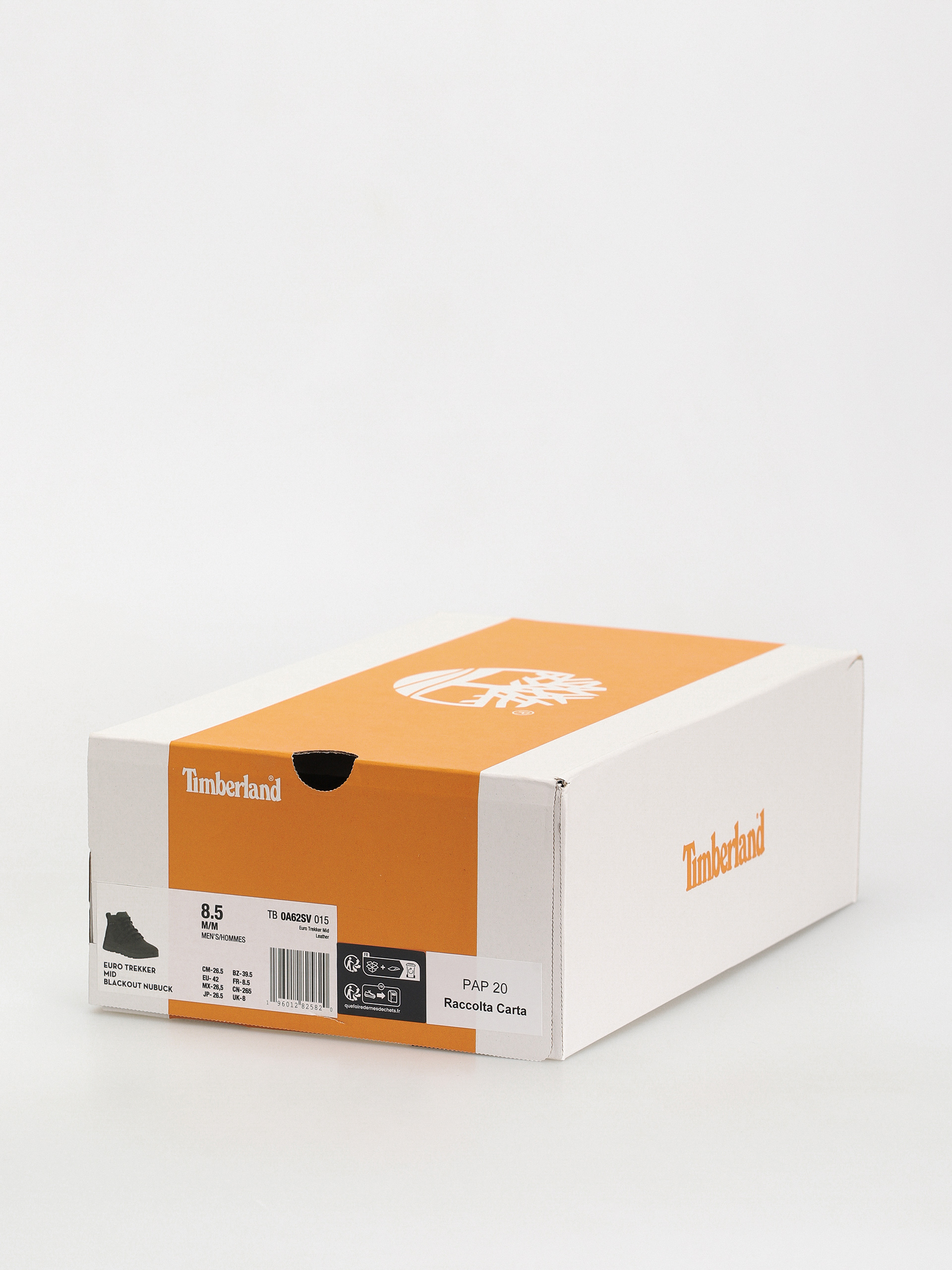 Timberland Euro Trekker Mid Leather Cipők (blackout nubuck)