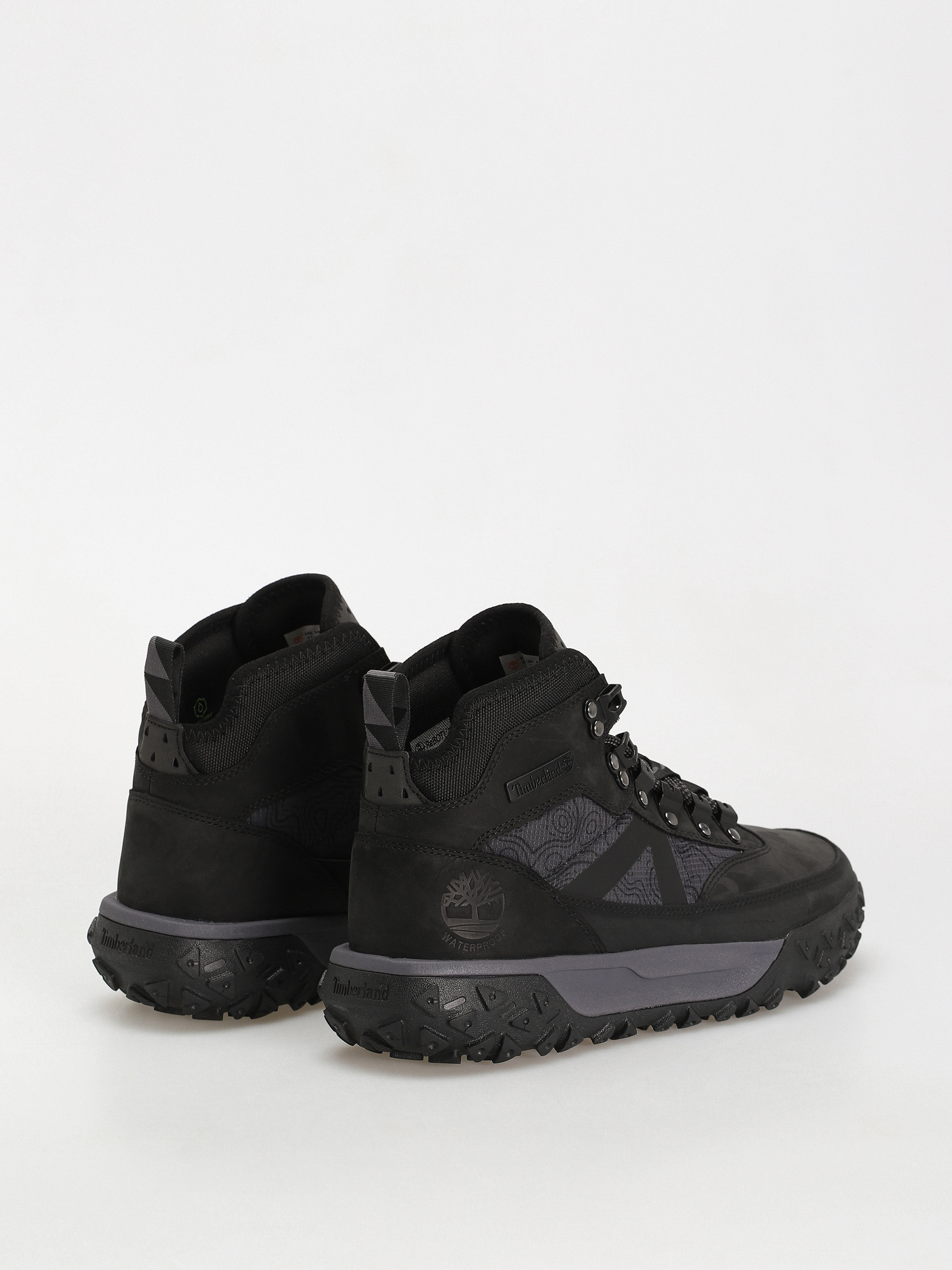 Timberland Gs Motion 6 Mid F/L Wp Cipők (black nubuck)