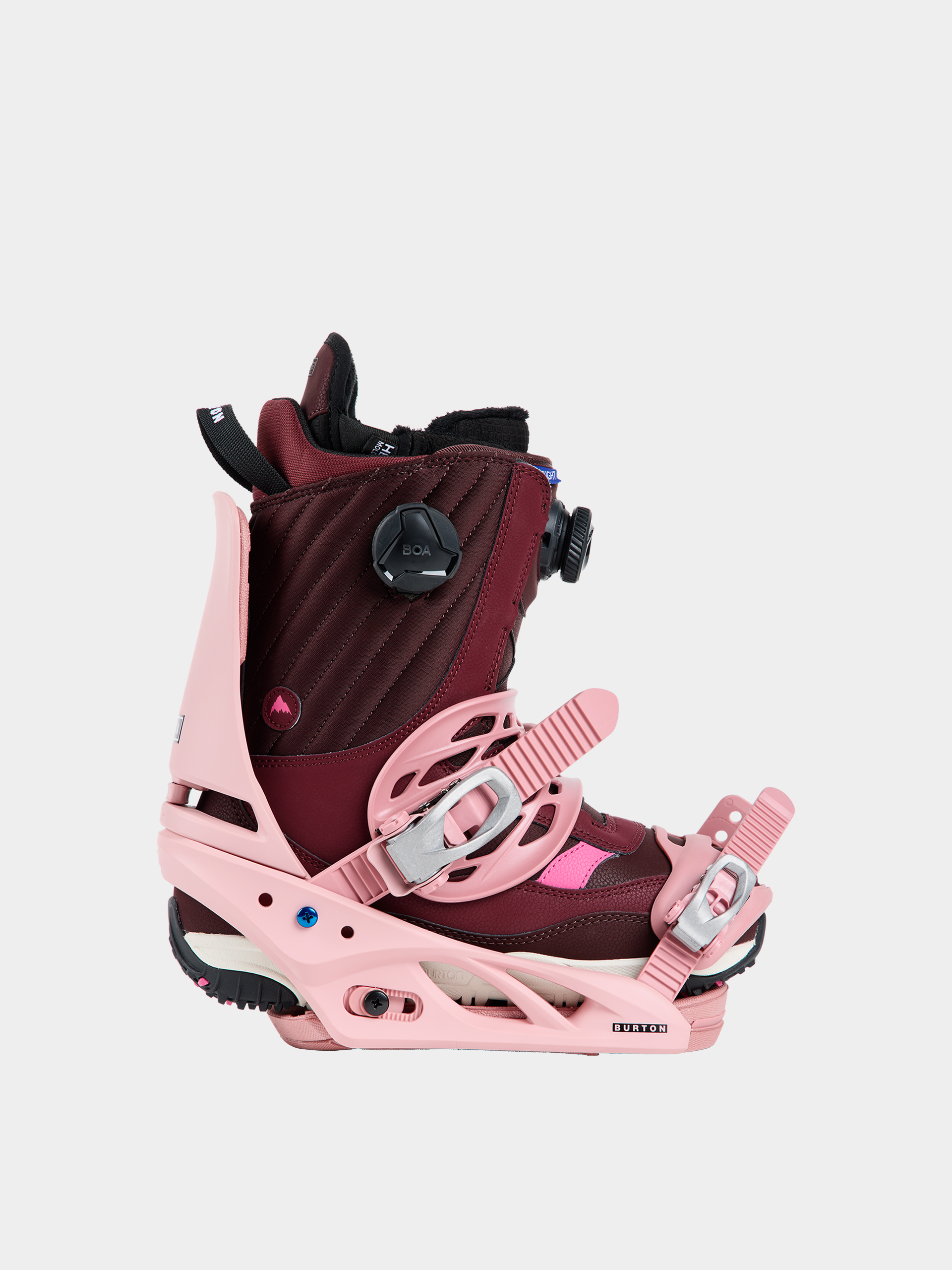 Női Burton Lexa Reflex Snowboard kötés (powder blush)
