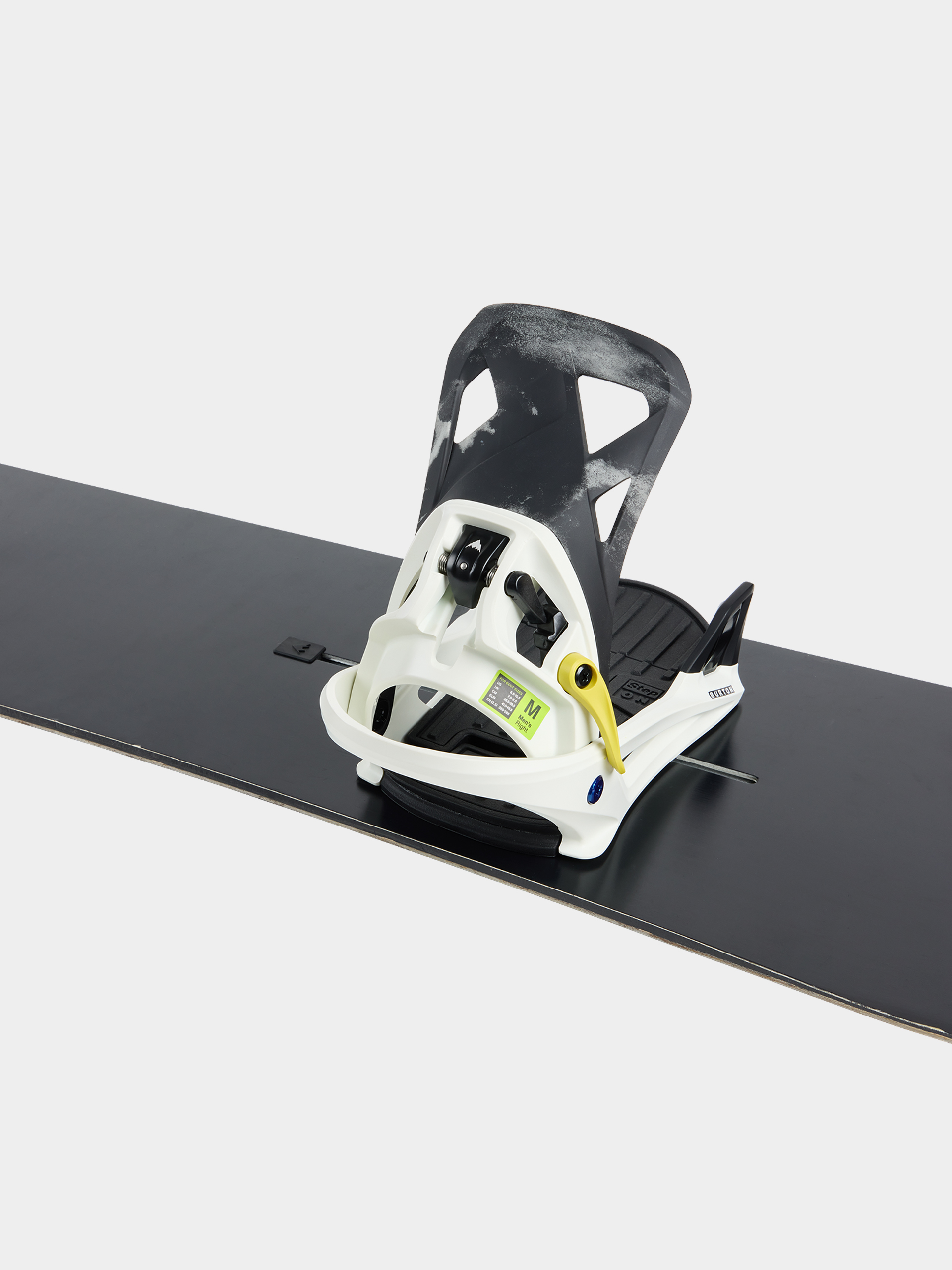 Férfi Burton Step On Reflex Snowboard kötés (white/graphic)