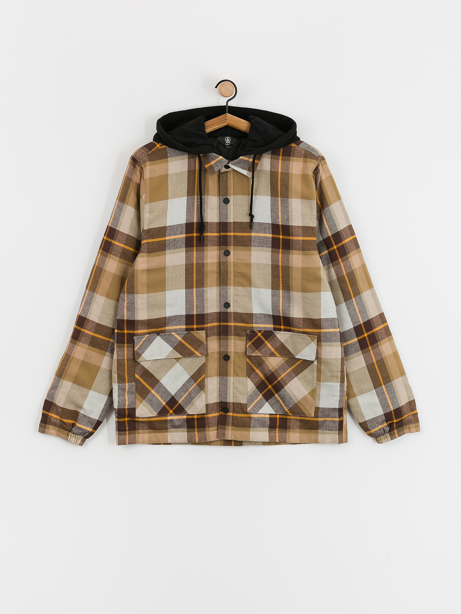Férfi Volcom Ins Riding Flannel Snowboard dzseki (khakiest)