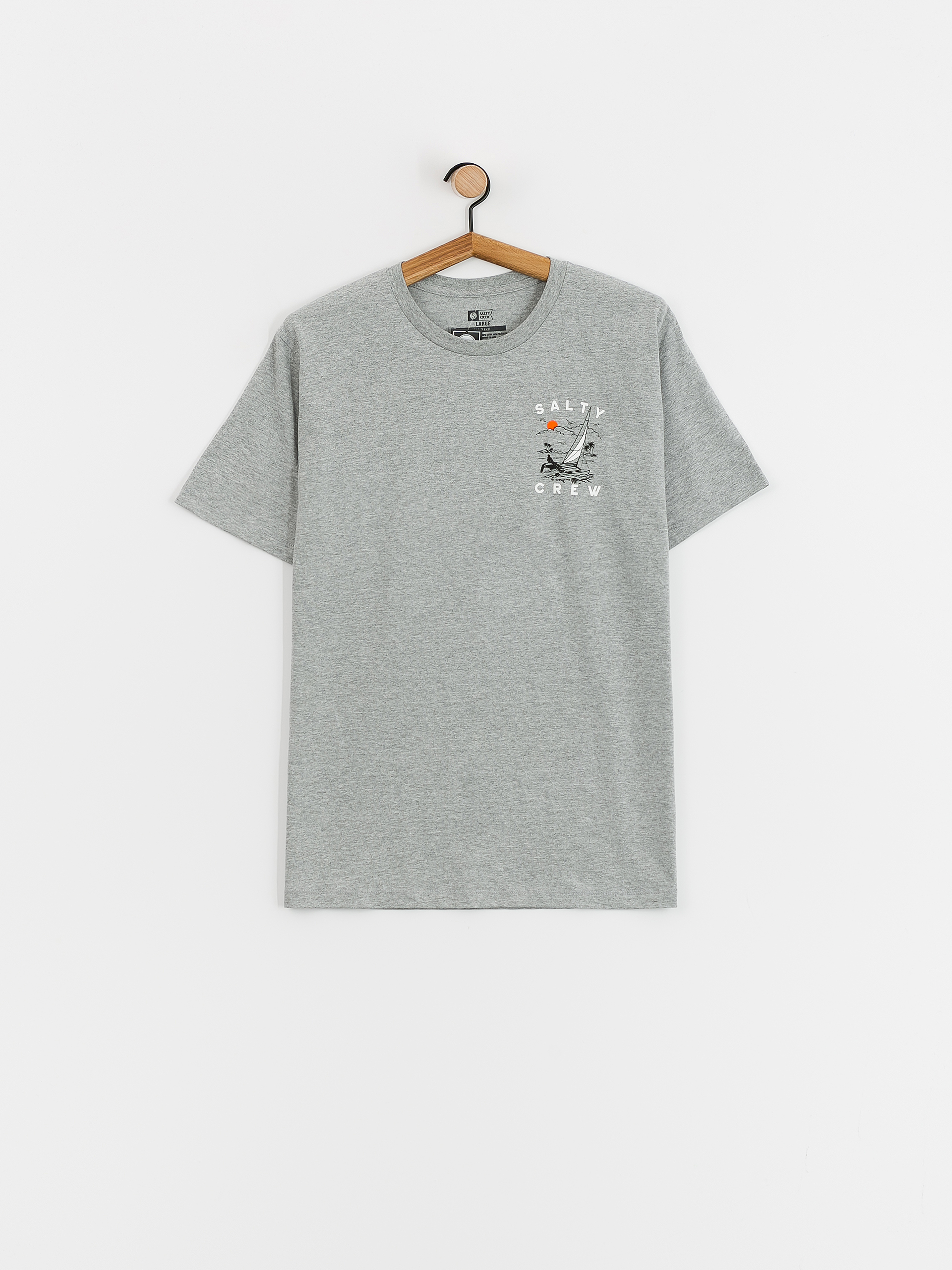 Salty Crew Set Sail Póló (athletic heather)