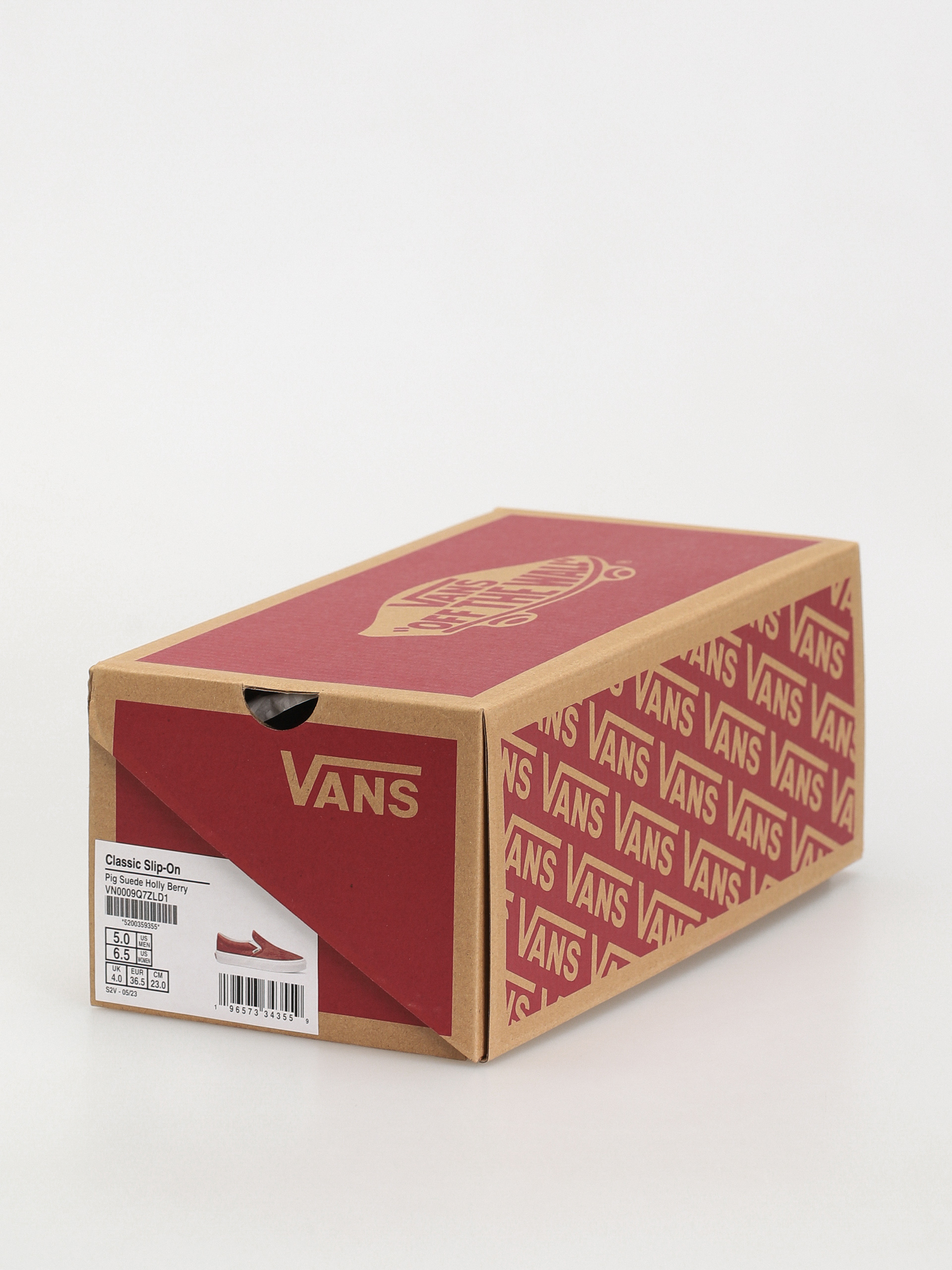 Vans Classic Slip On Cipők (pig suede holly berry)