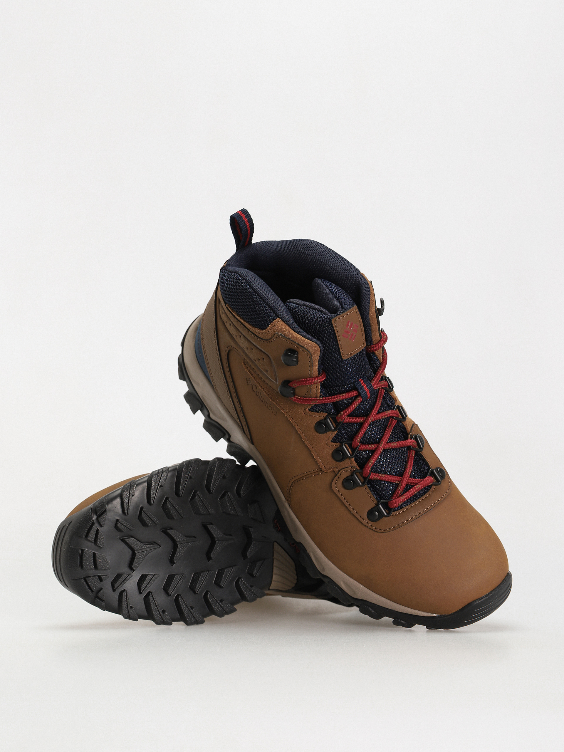 Columbia Newton Ridge Plus II Waterproof Cipők (light brown/red velvet)