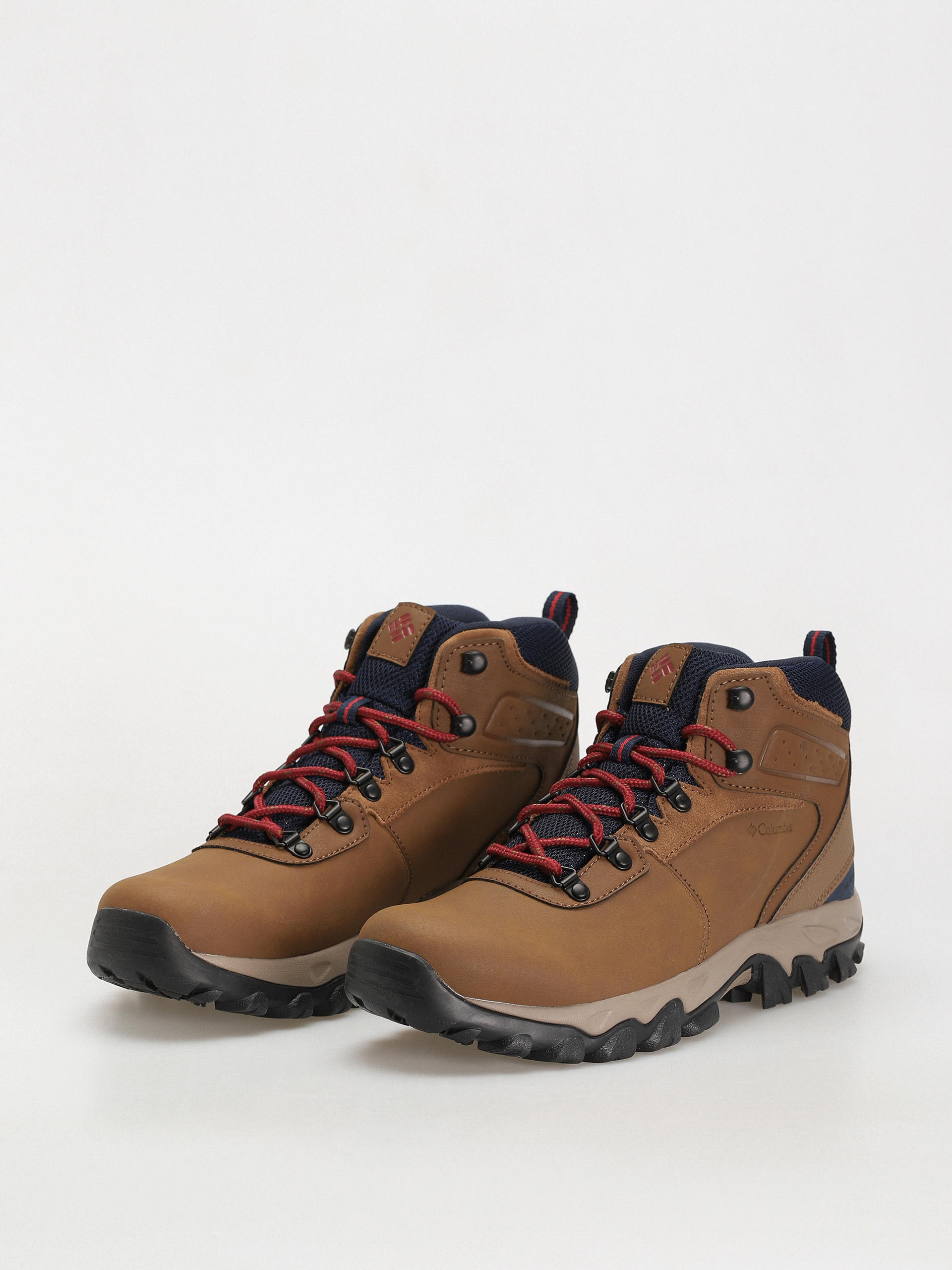 Columbia Newton Ridge Plus II Waterproof Cipők (light brown/red velvet)