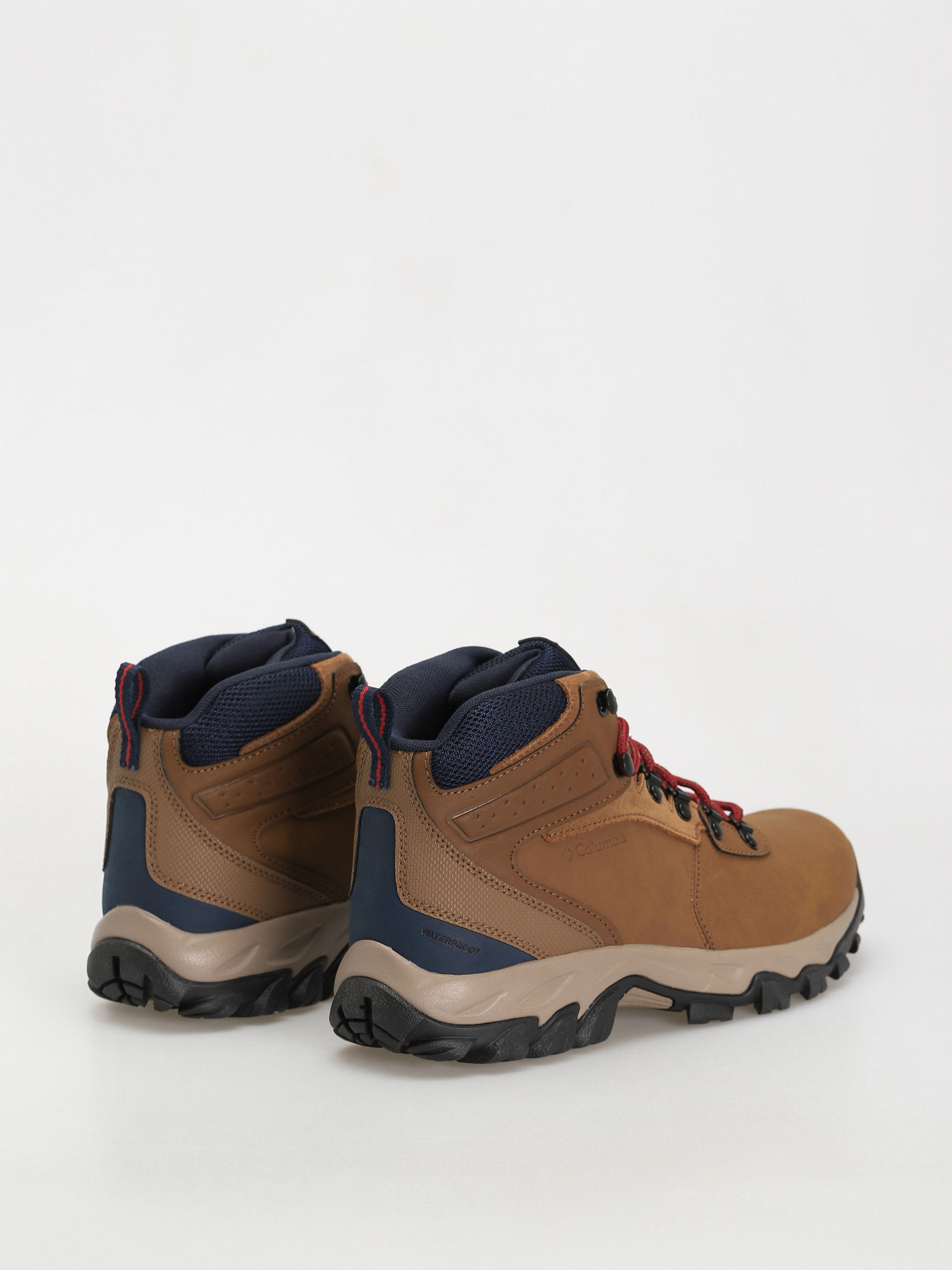 Columbia Newton Ridge Plus II Waterproof Cipők (light brown/red velvet)