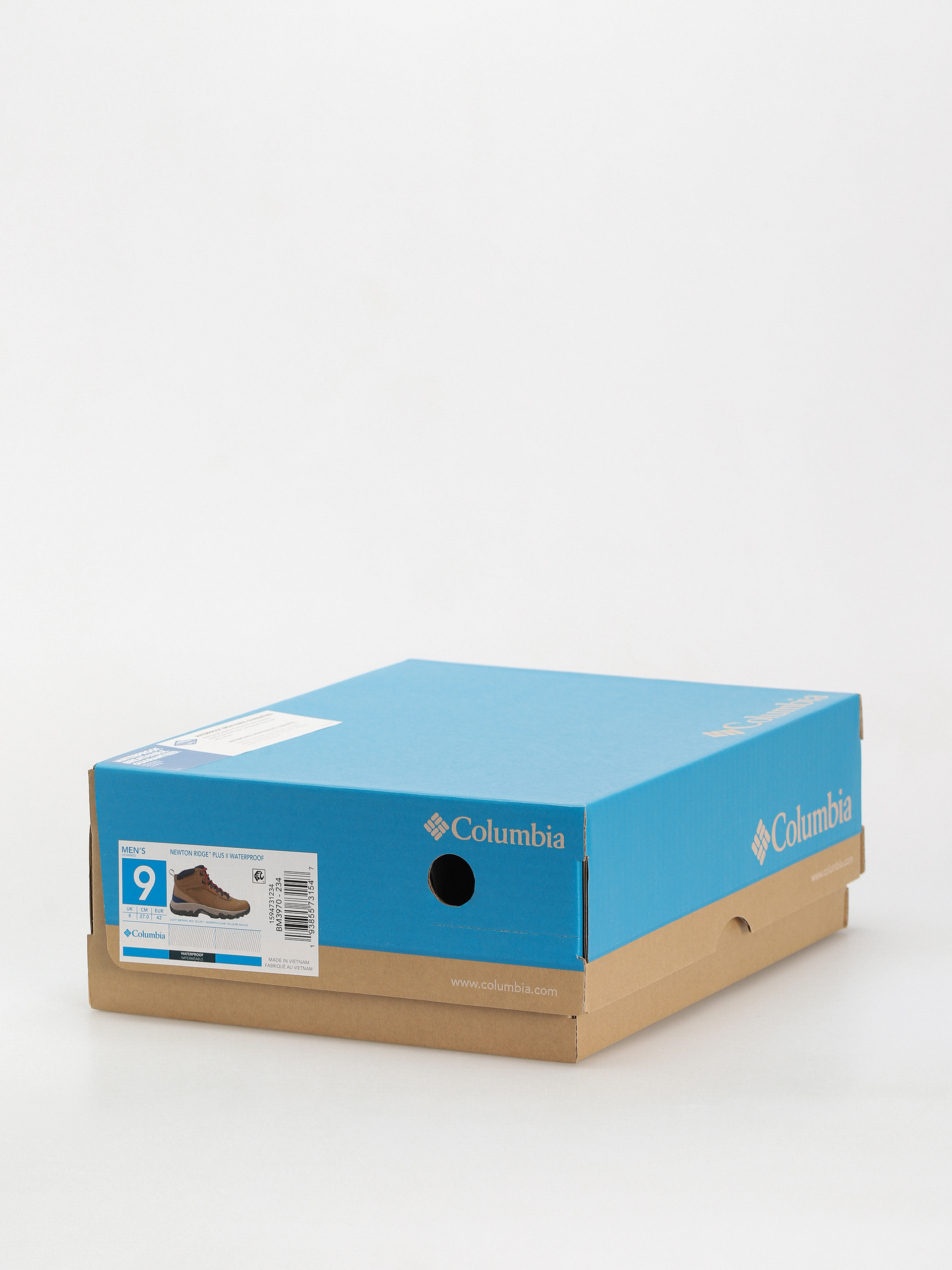 Columbia Newton Ridge Plus II Waterproof Cipők (light brown/red velvet)