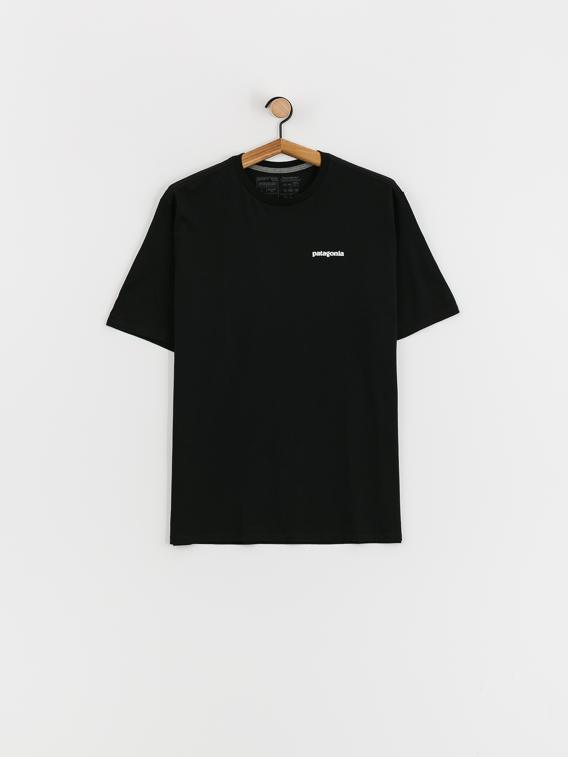 Patagonia P6 Logo Responsibili Ujjatlan felső (black)