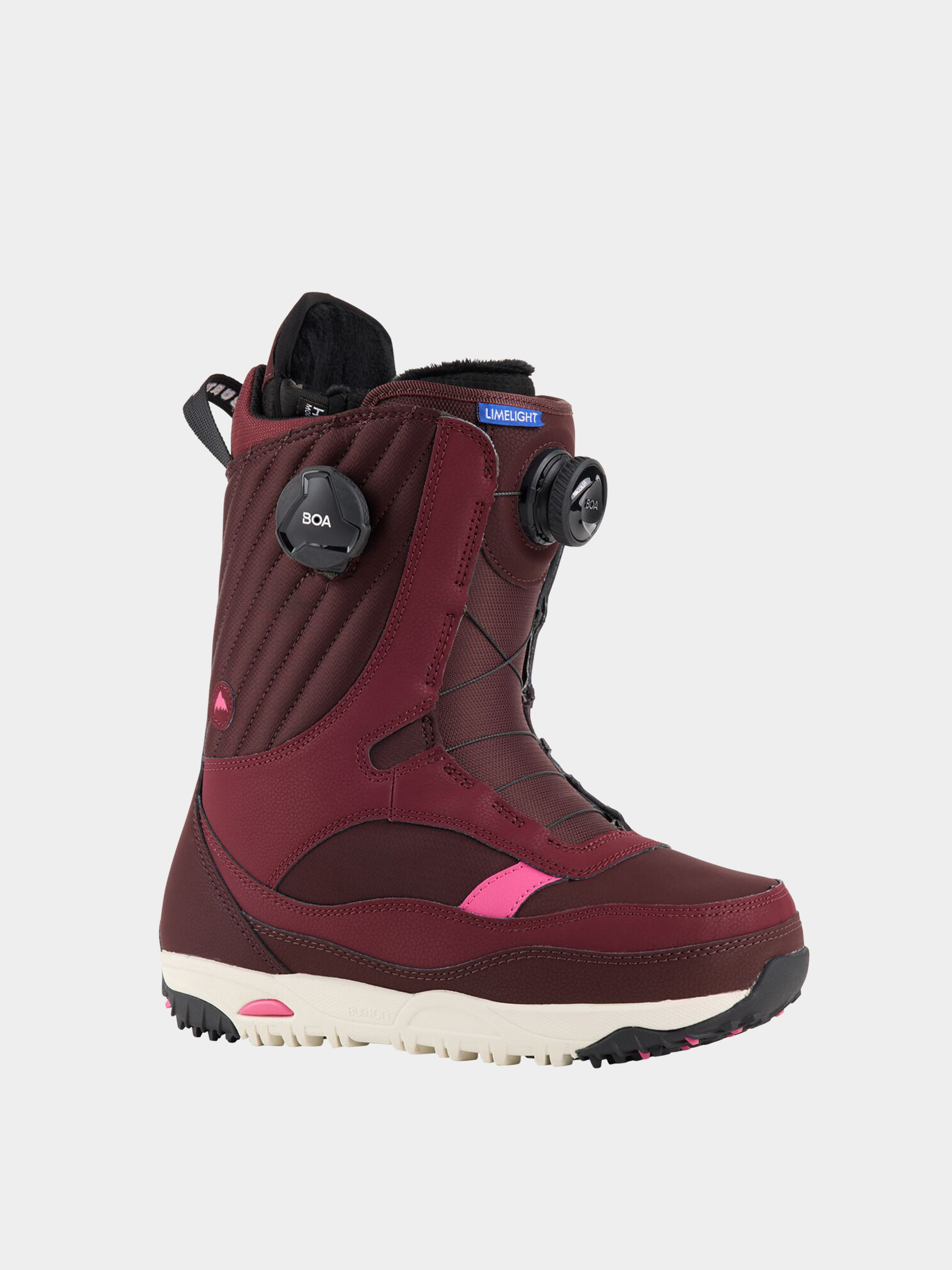 Női Burton Limelight Boa Snowboard cipők (almandine/stout white)