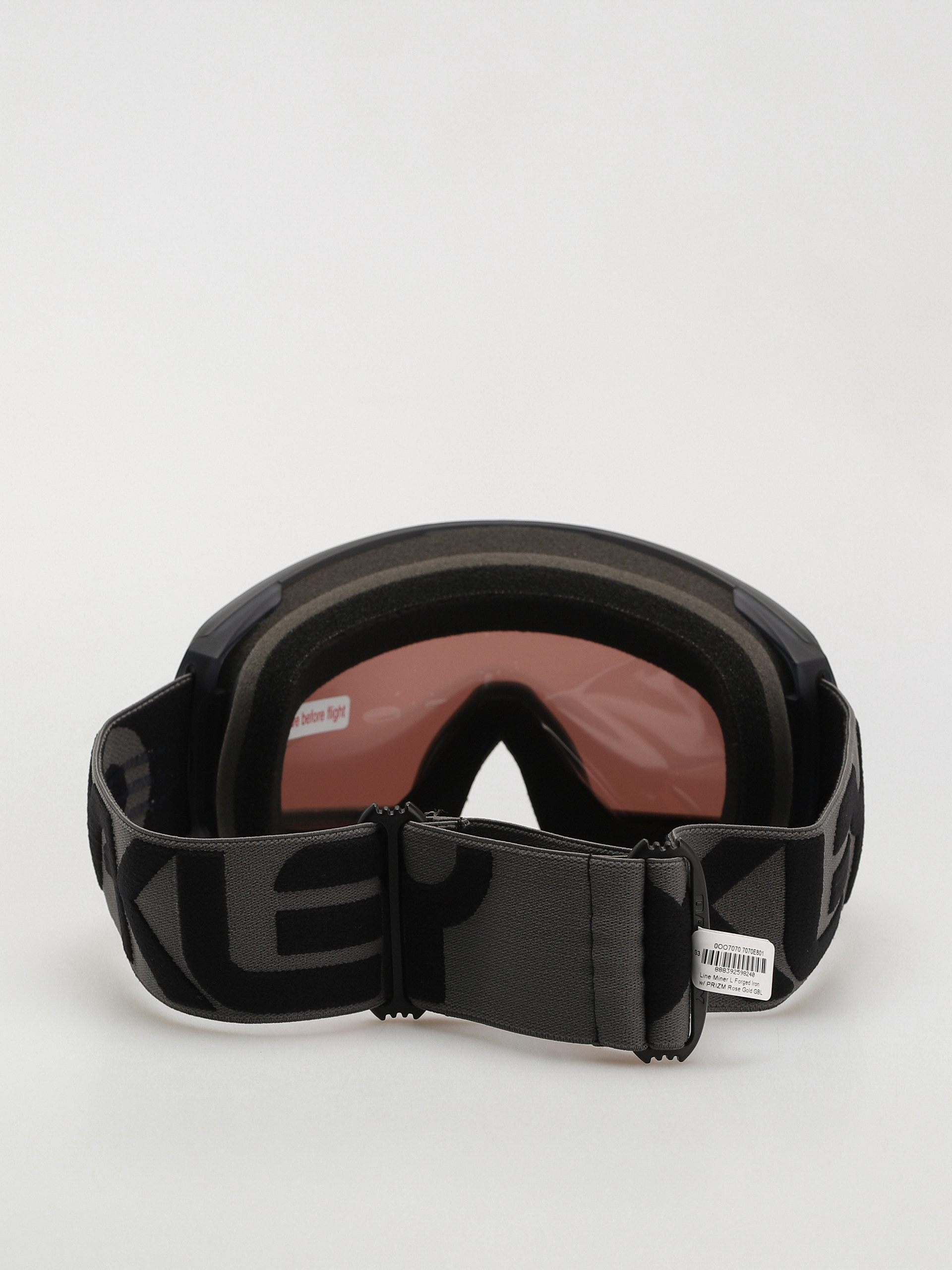 Oakley Line Miner L Snowboard szemüveg (matte b1b forged iron/prizm rose gold iridium)