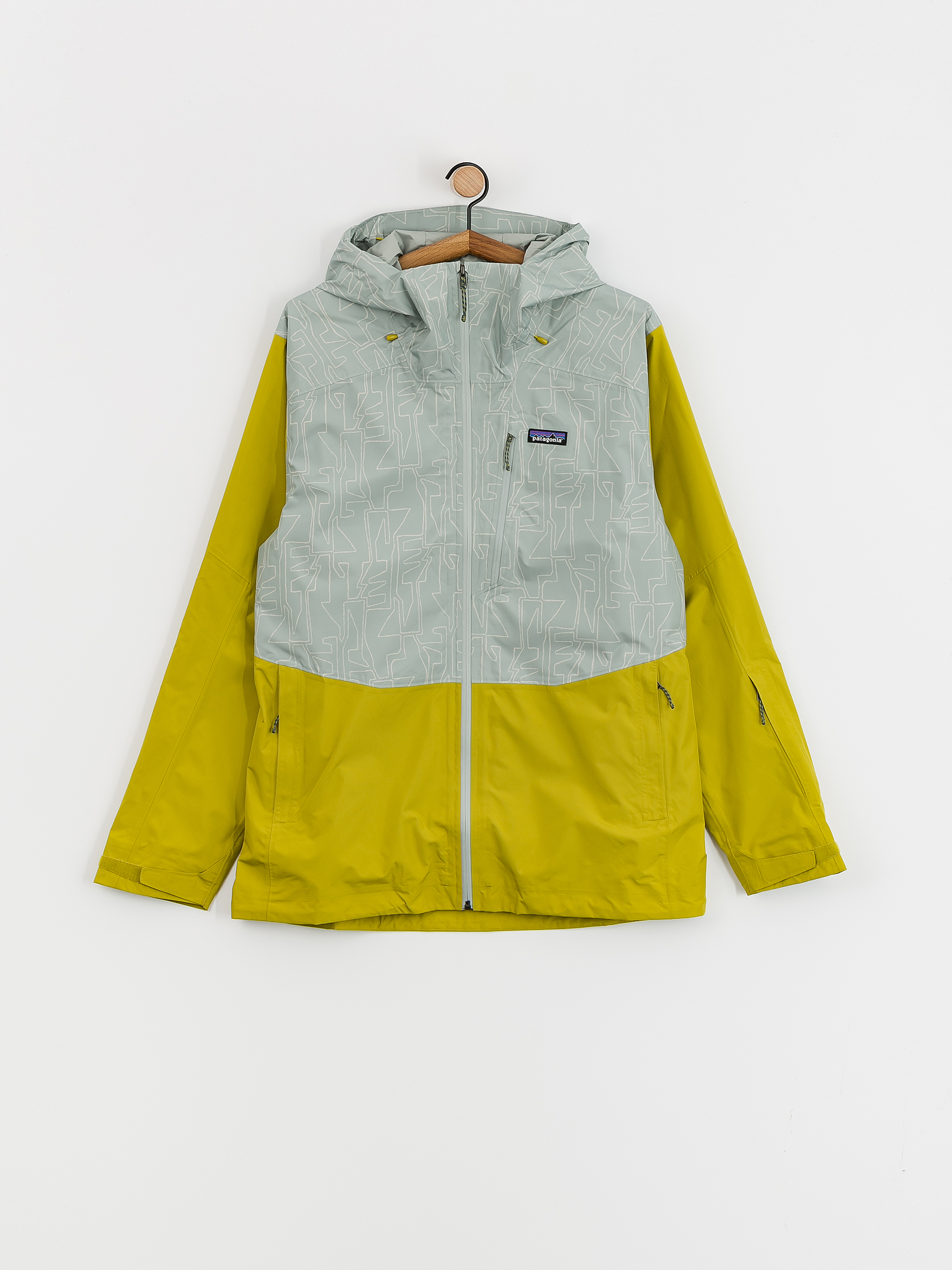 Férfi Patagonia Powder Town Snowboard dzseki (passage/sleet green)