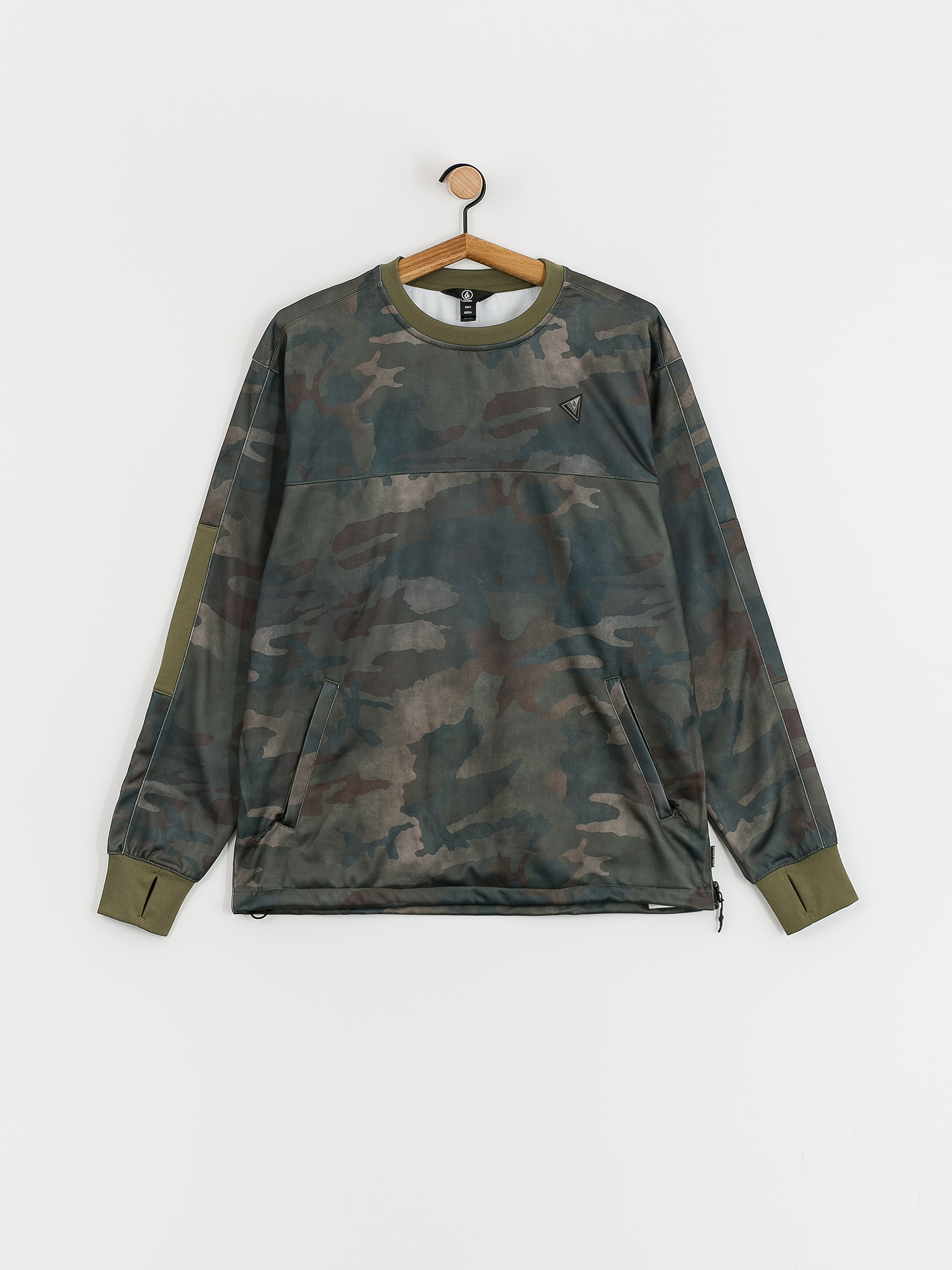 Férfi Volcom Hydro Riding Crew Thermo pulóver (cloudwash camo)