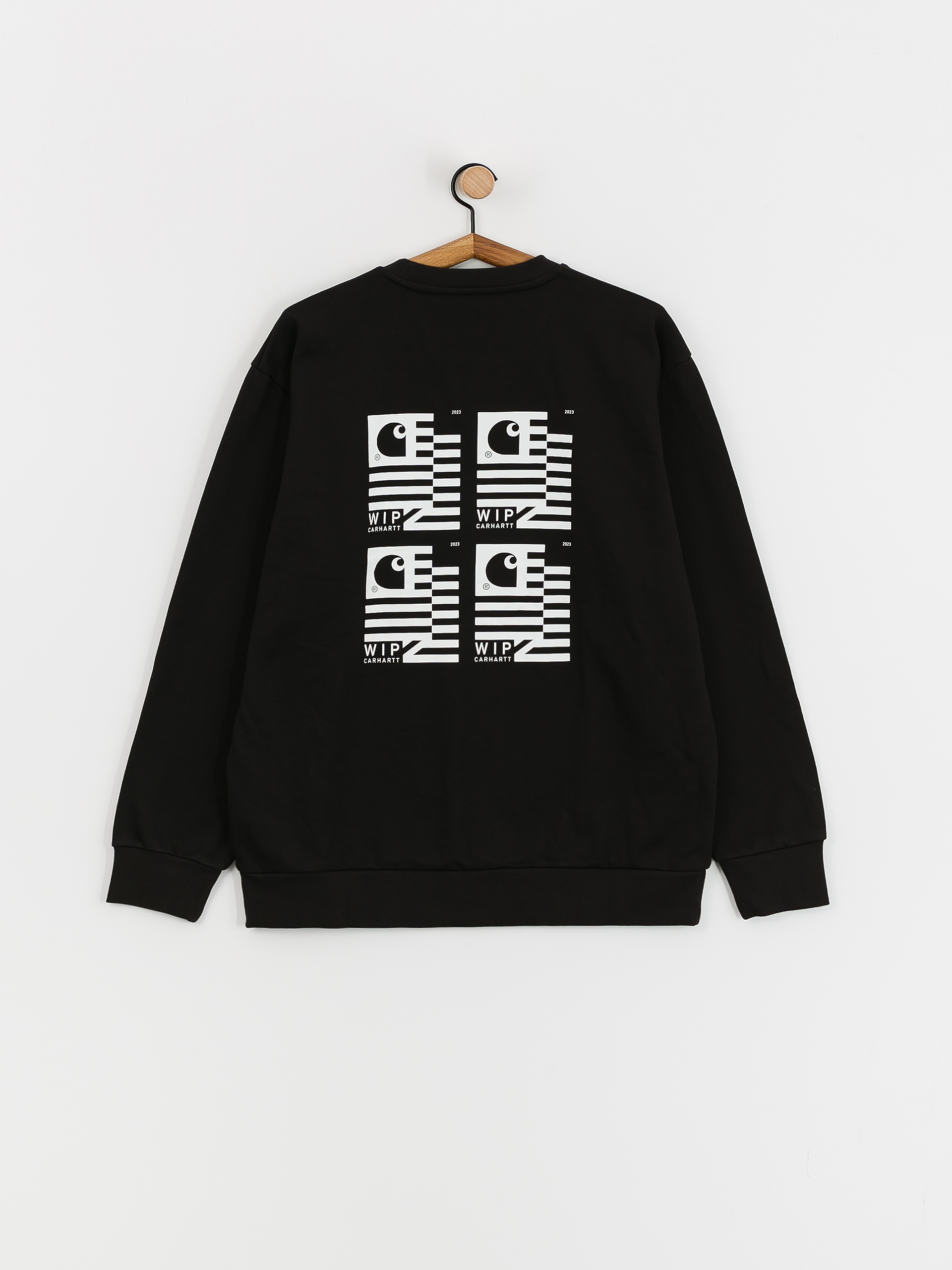 Carhartt WIP Stamp State Pulóver (black/white)