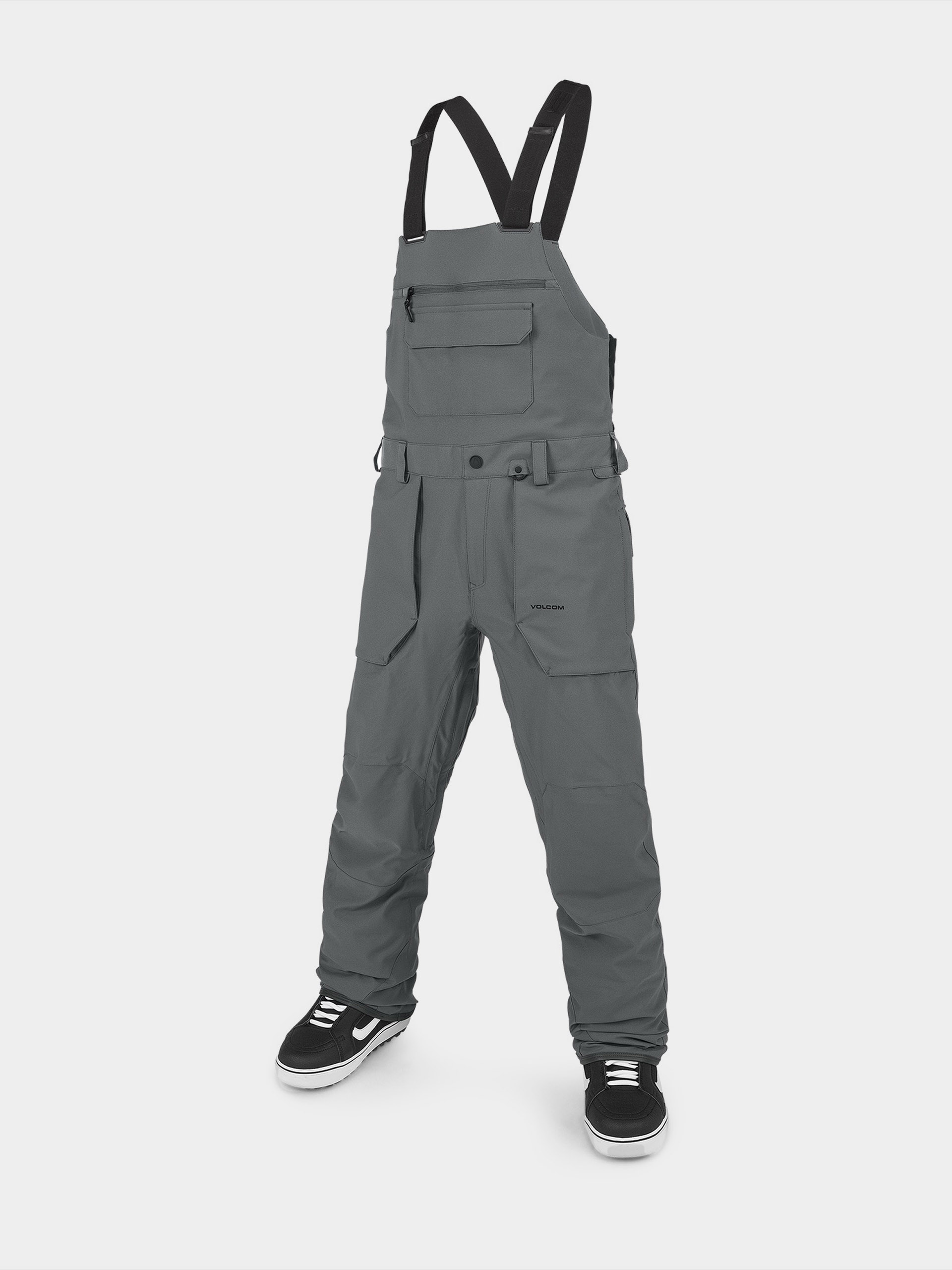 Férfi Volcom Roan Bib Overall Snowboard nadrág (dark grey)