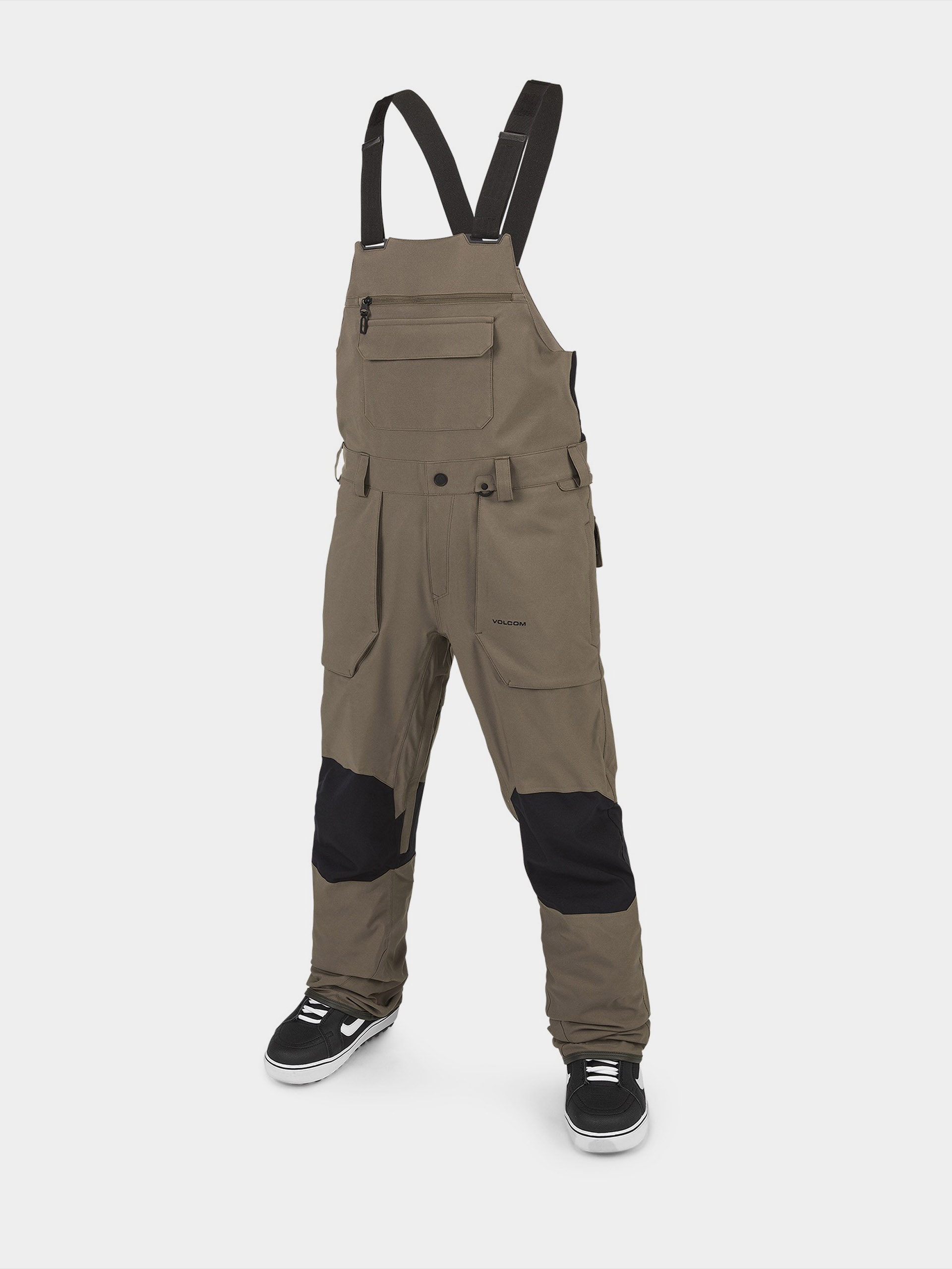 Férfi Volcom Roan Bib Overall Snowboard nadrág (teak)