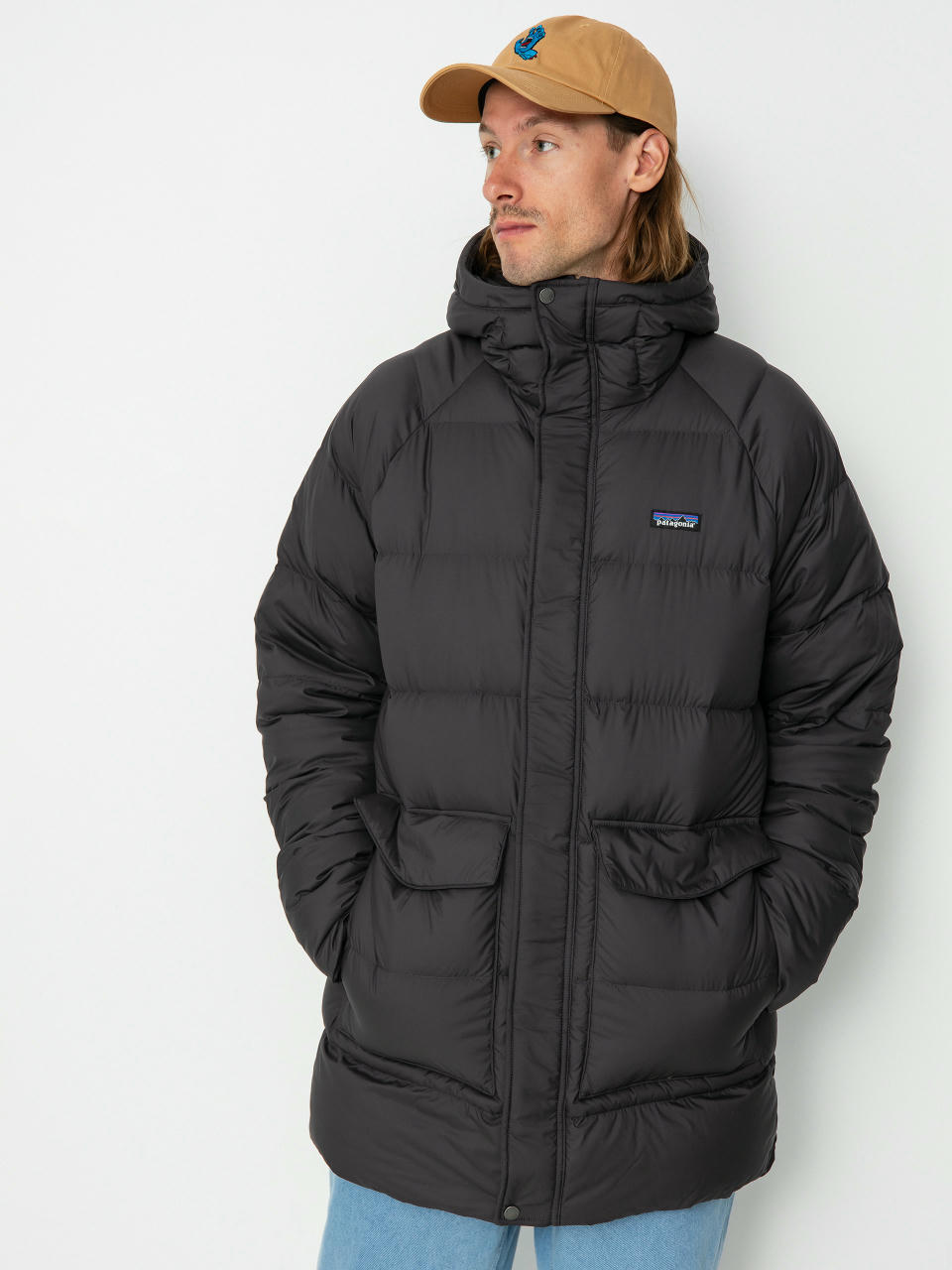 Patagonia Silent Down Parka Dzseki (ink black)