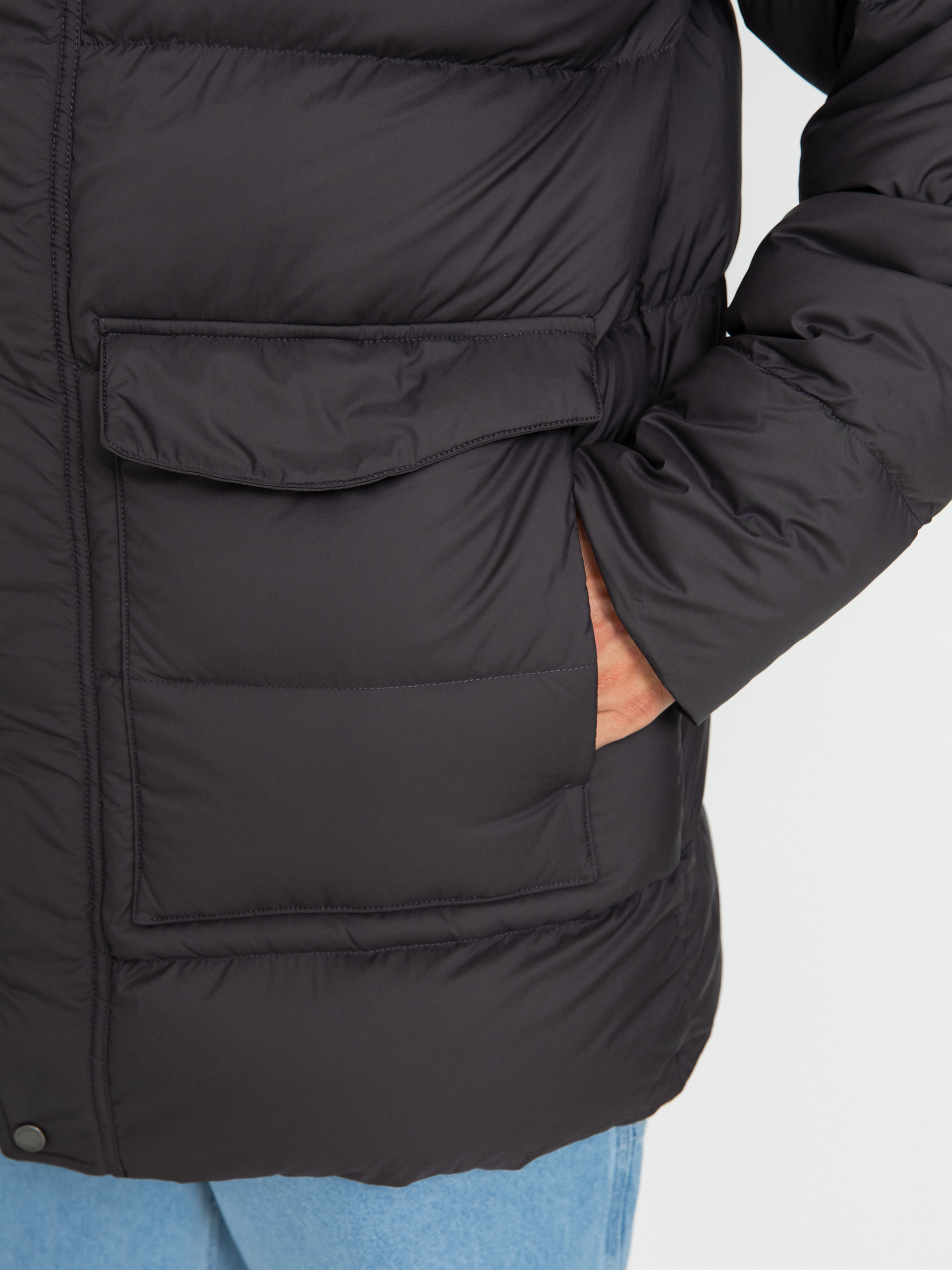 Patagonia Silent Down Parka Dzseki (ink black)