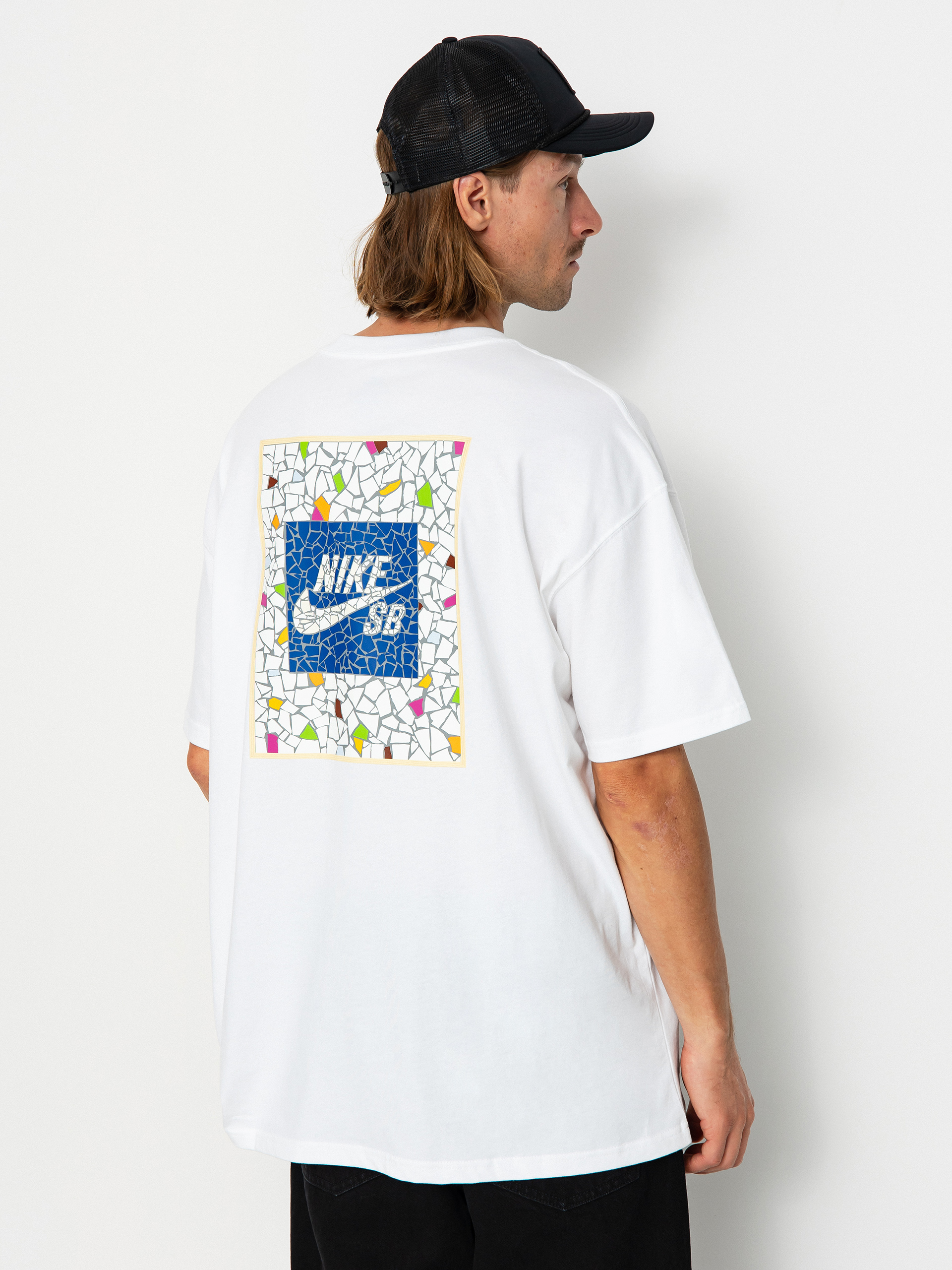 Nike SB Mosaic Póló (white)