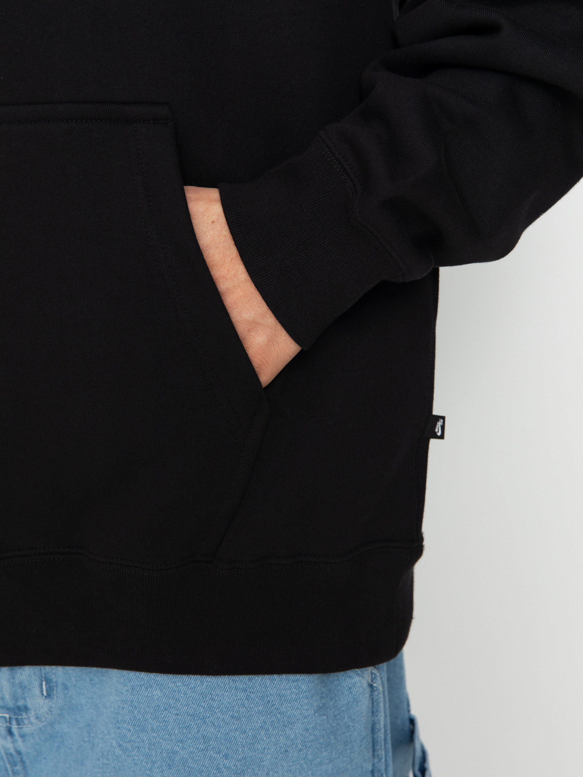 Nike SB Stencil HD Kapucnis pulóver (black)