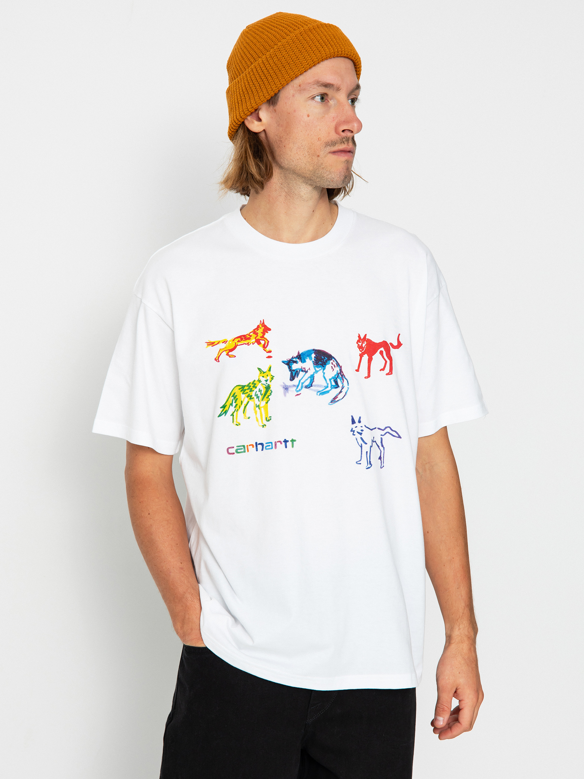 Carhartt WIP Ollie Mac Huskies Póló (white)