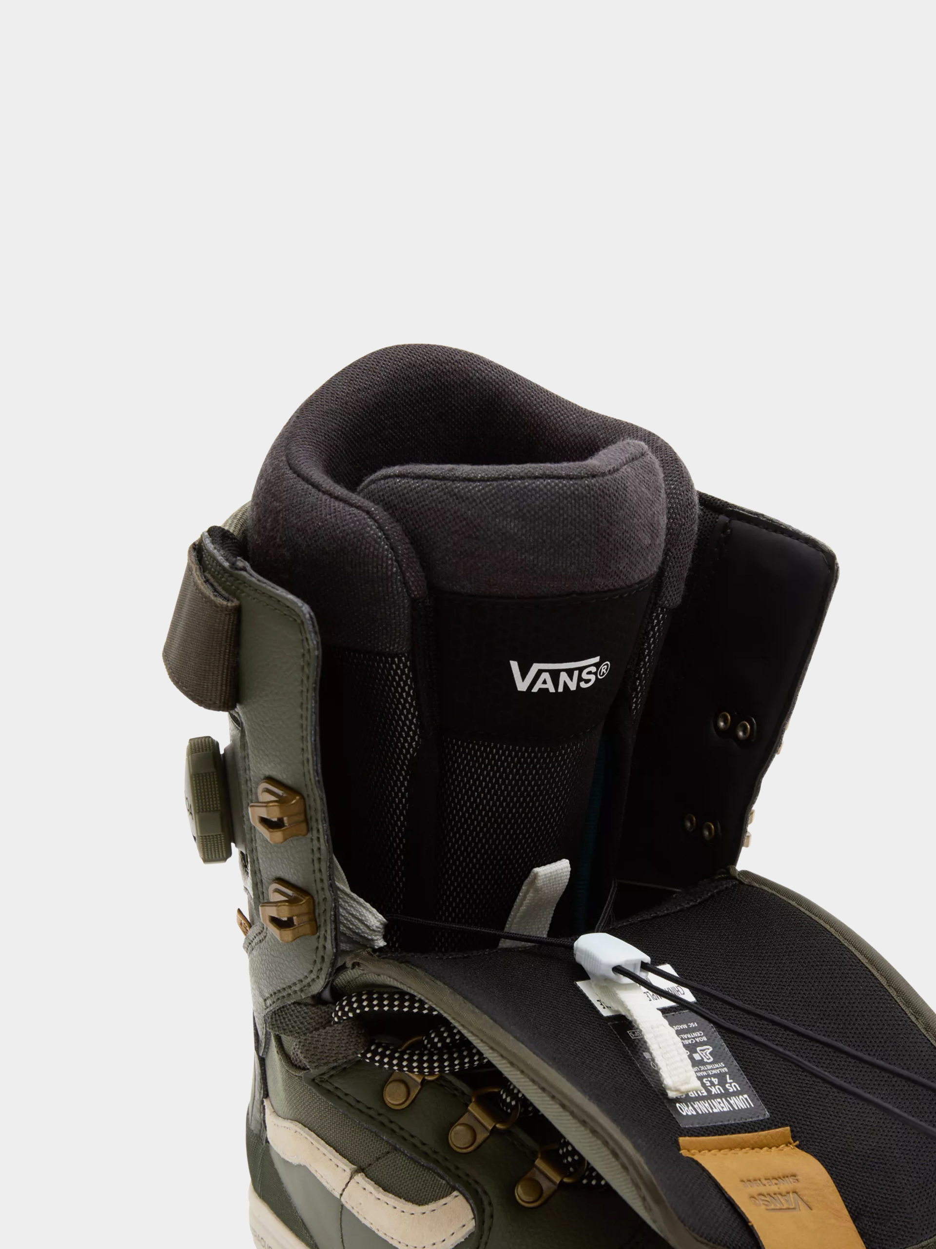 Női Vans Luna Ventana Pro Snowboard cipők (olive)