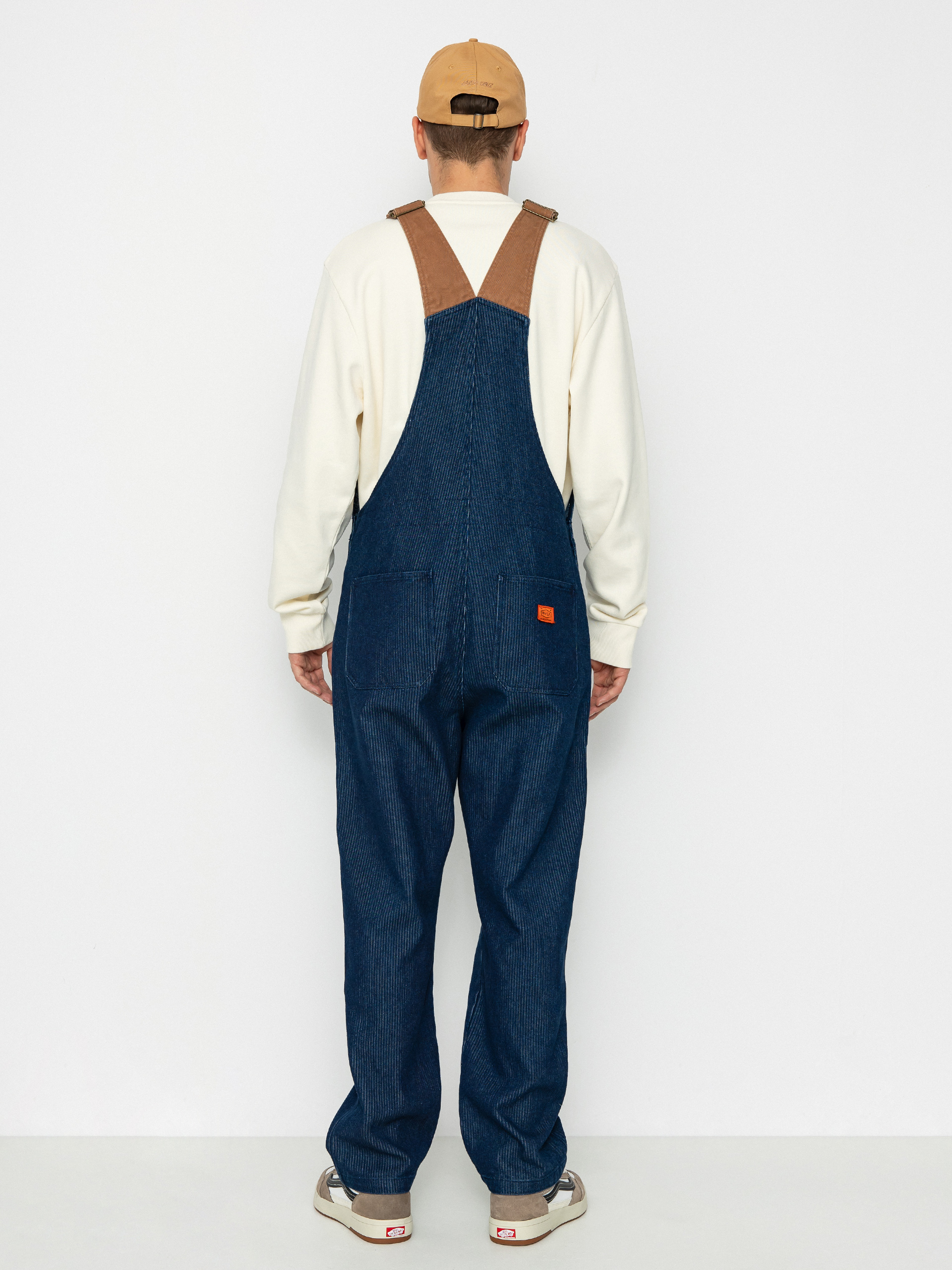 RVCA Chainmail Overall Kisnadrág (blue depths)