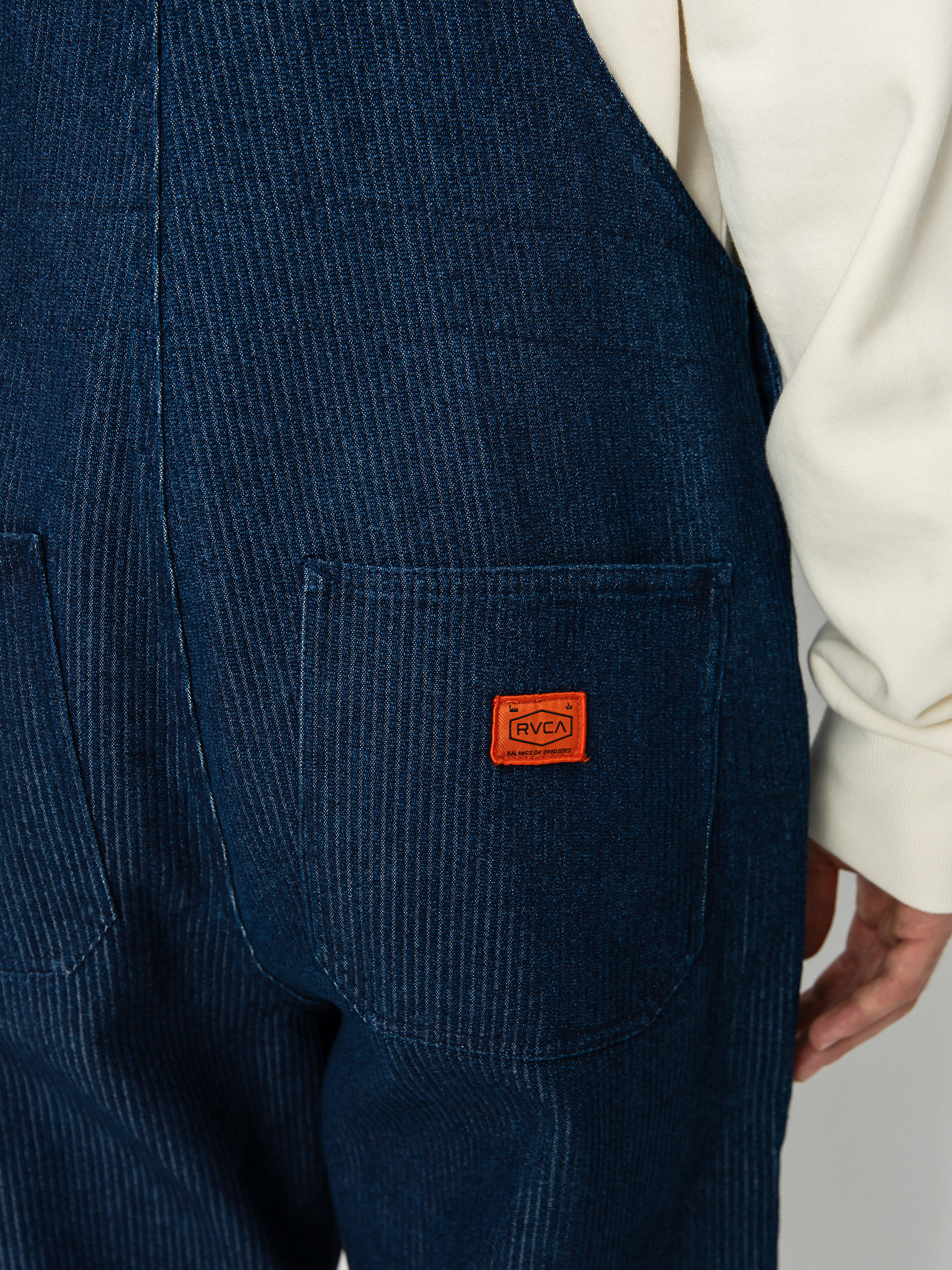 RVCA Chainmail Overall Kisnadrág (blue depths)