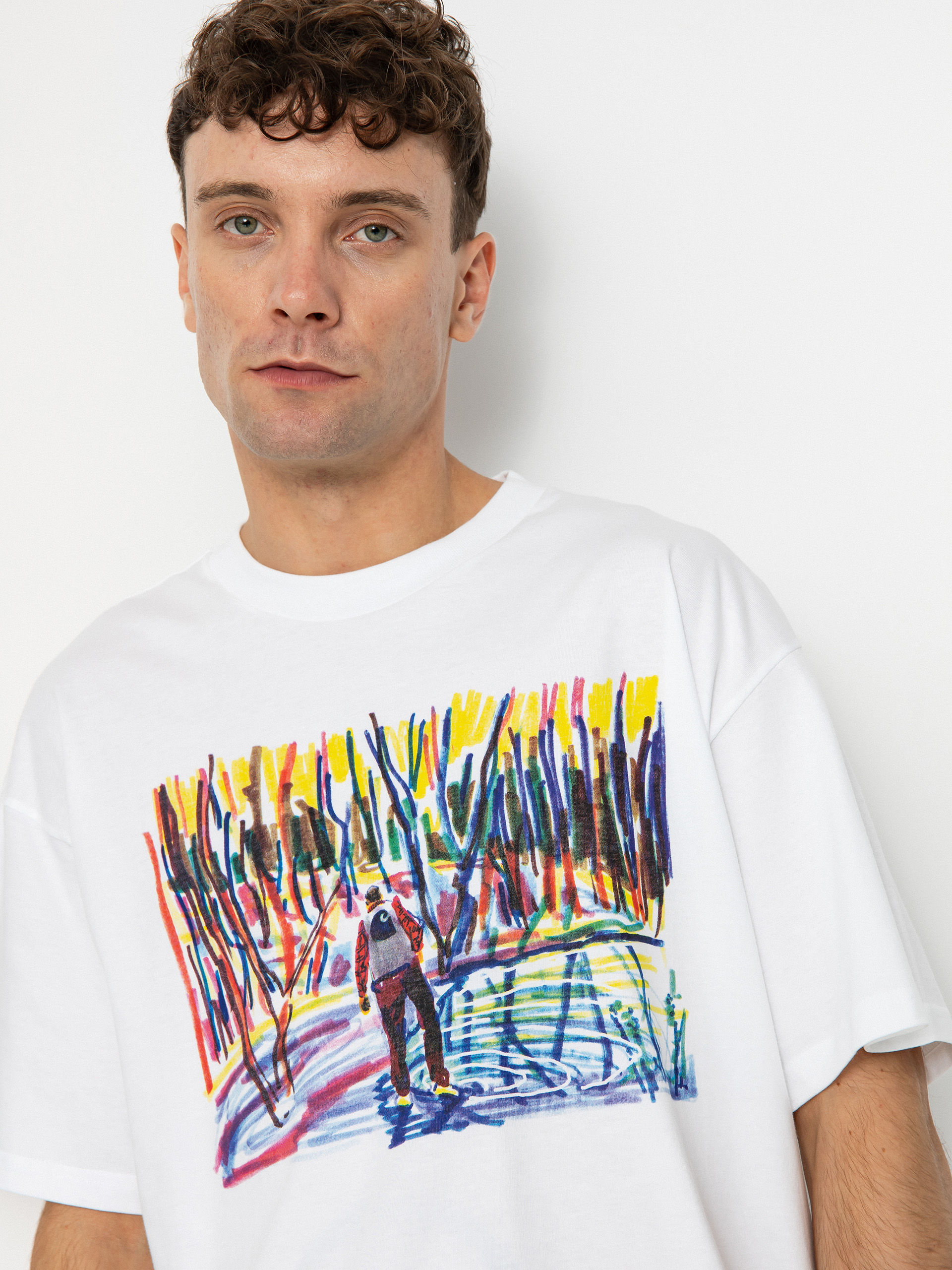 Carhartt WIP Ollie Mac Icy Lake Póló (white)