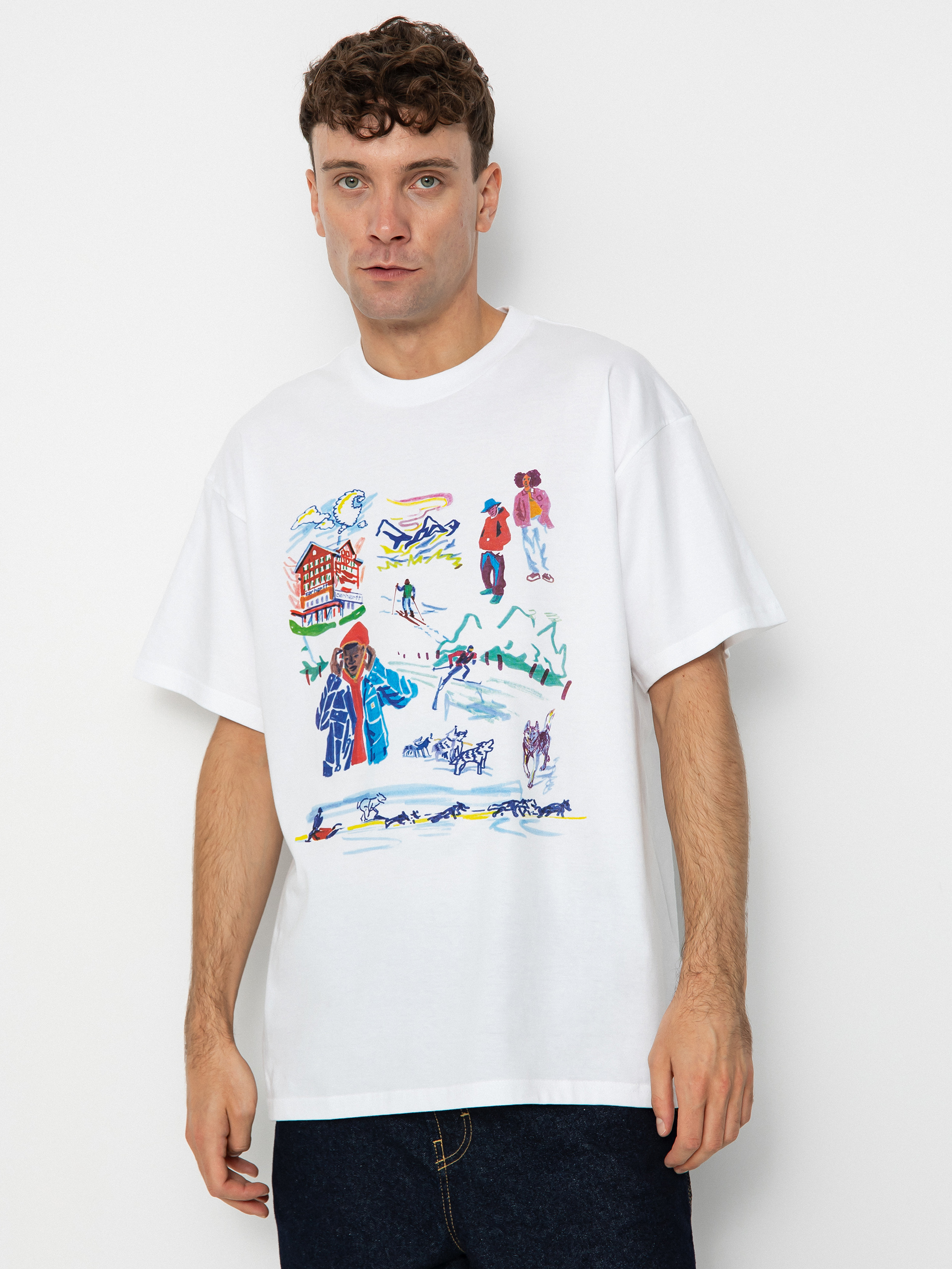 Carhartt WIP Ollie Mac Chalet Póló (white)