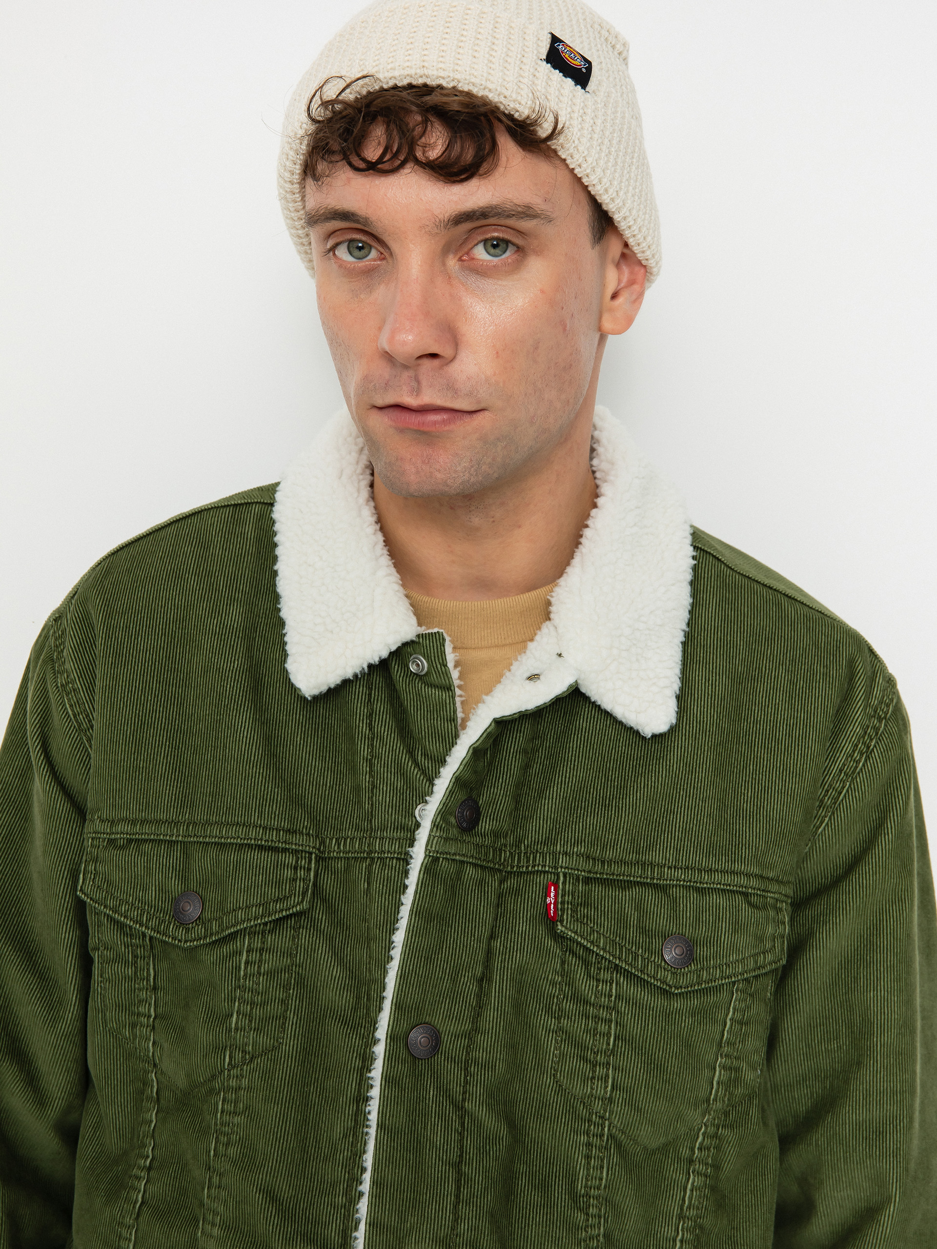Levi's® Type 3 Sherpa Trucker Dzseki (sea moss cord)