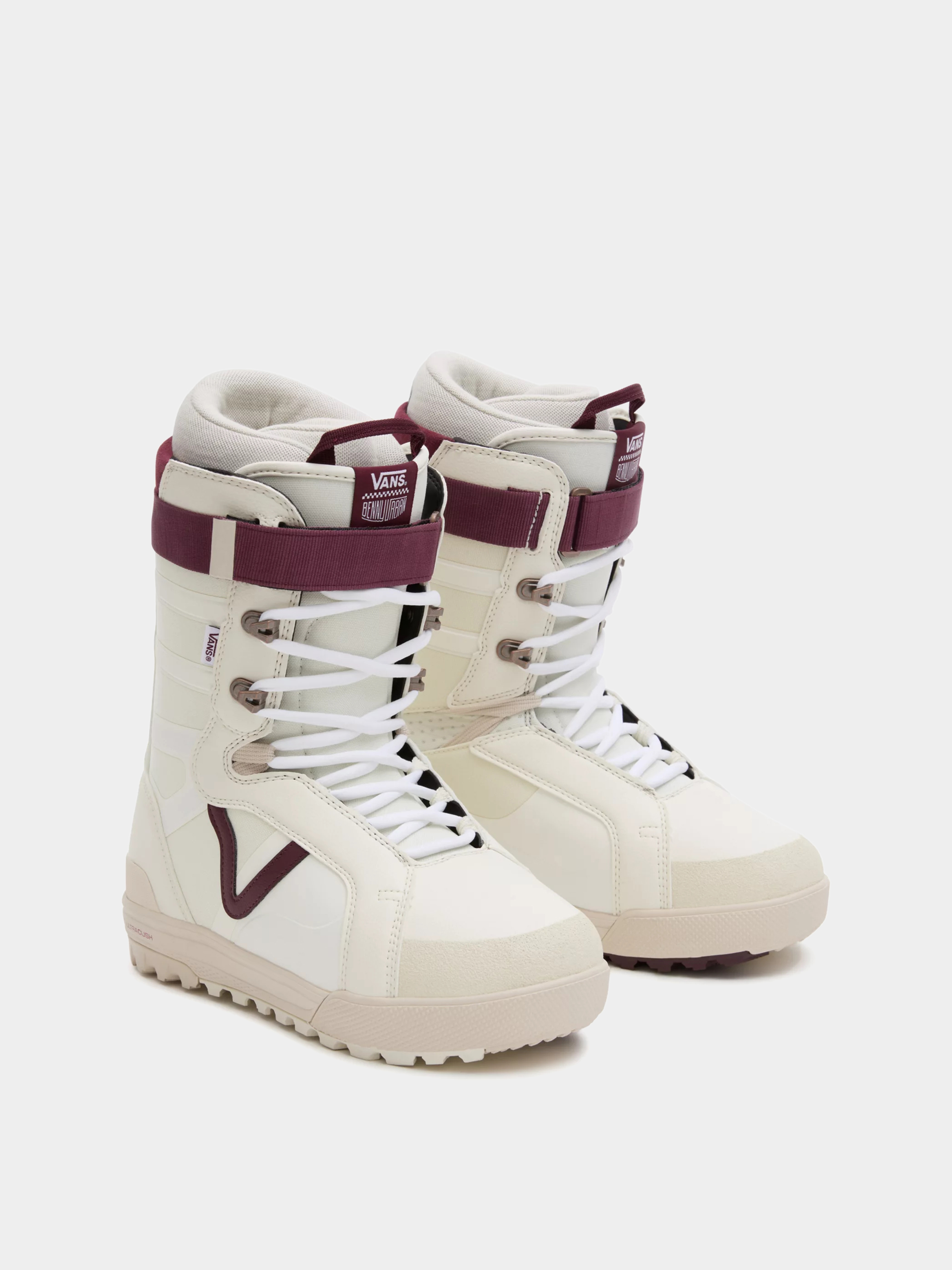 Férfi Vans Hi Standard Pro Snowboard cipők (benny urban marshmallow/burgundy)