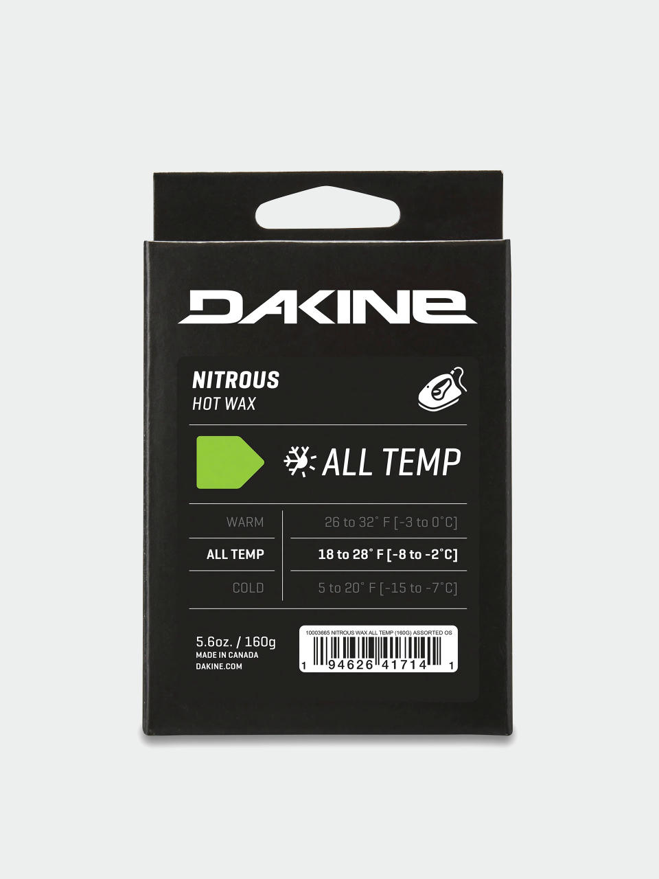 Dakine Nitrous All Temp Wax 160G Viasz Kiegészítők (assorted)