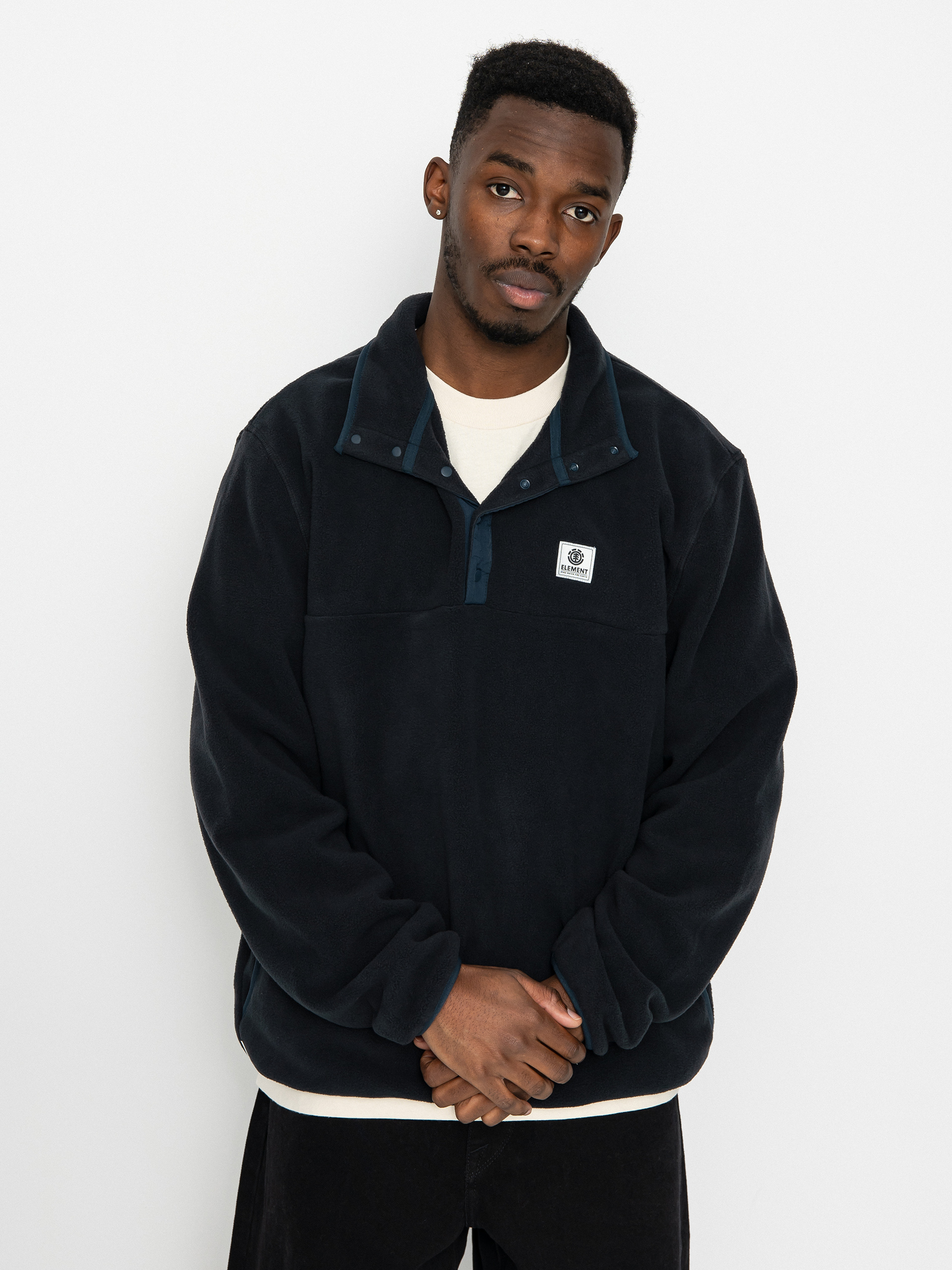 Férfi Element Abenaki Polár pulóver (jet black)