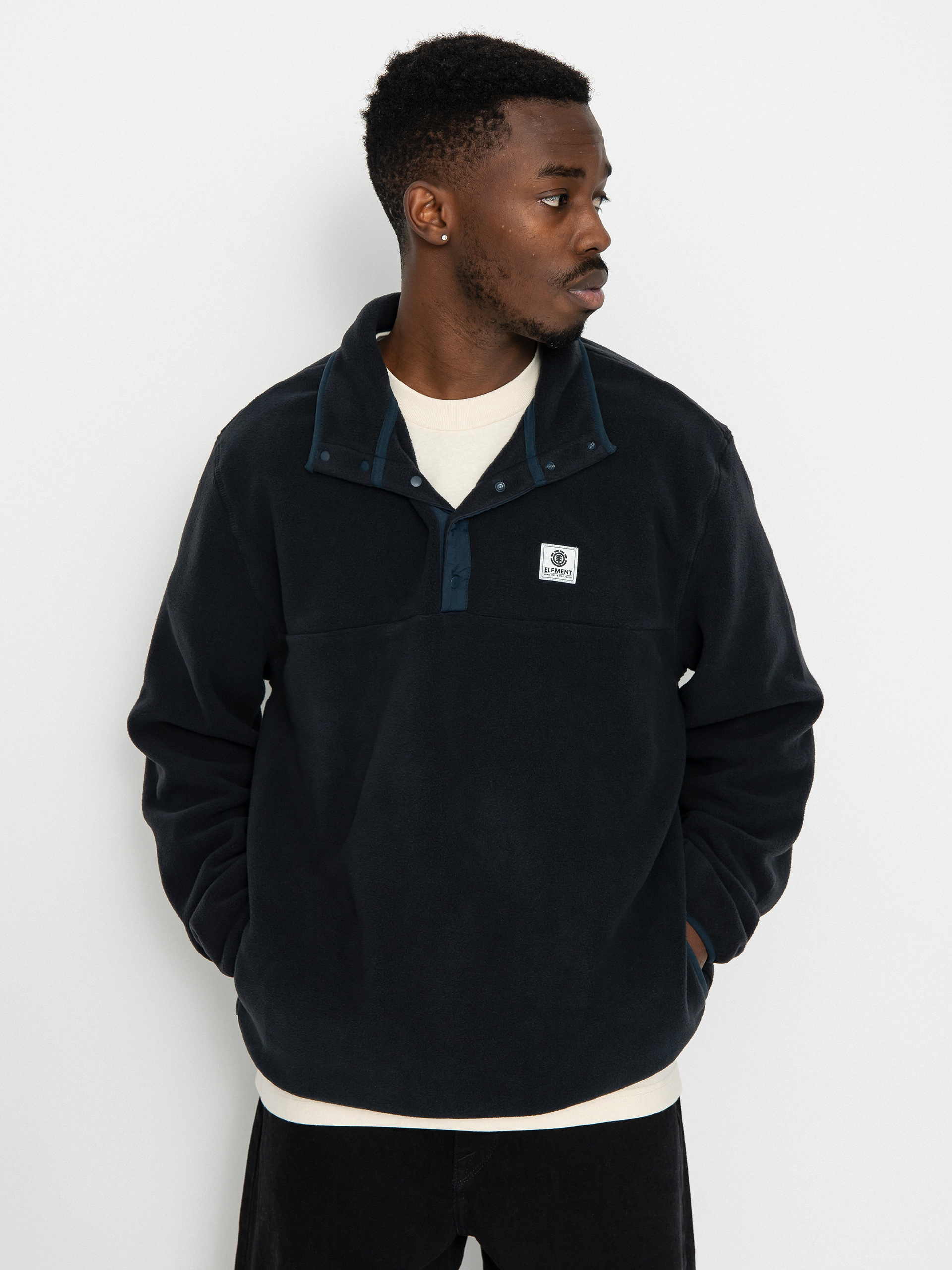 Férfi Element Abenaki Polár pulóver (jet black)