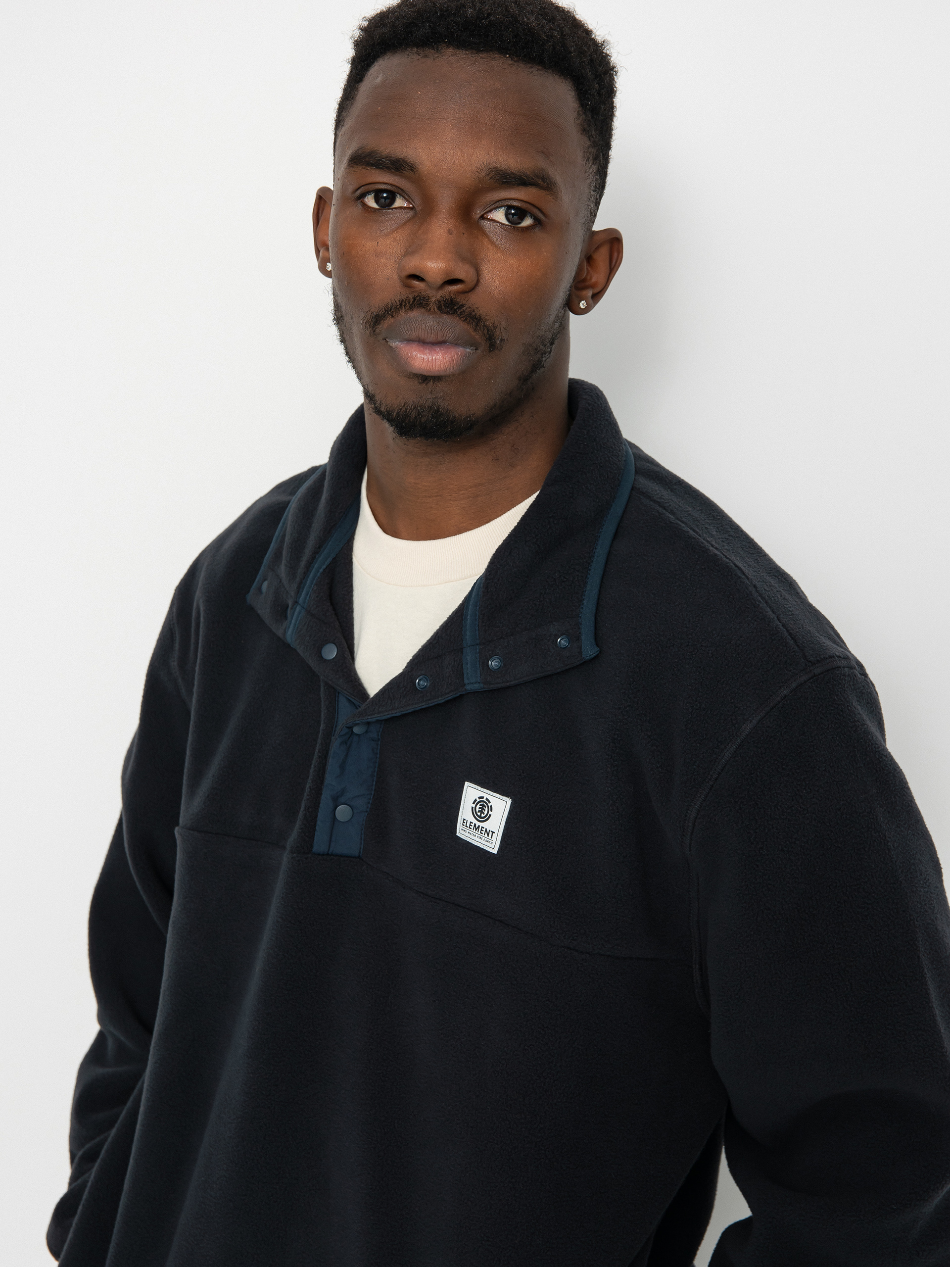 Férfi Element Abenaki Polár pulóver (jet black)