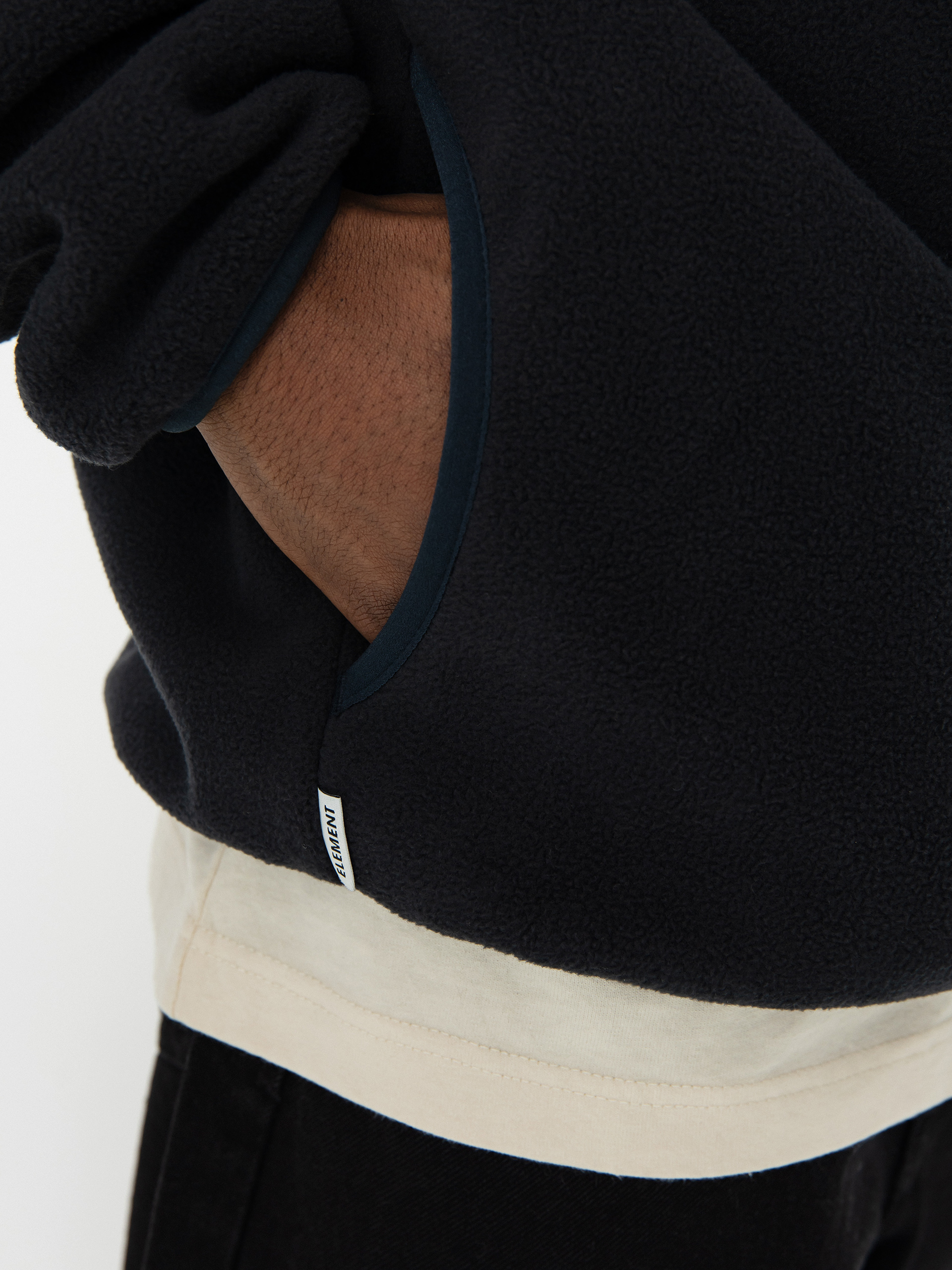 Férfi Element Abenaki Polár pulóver (jet black)