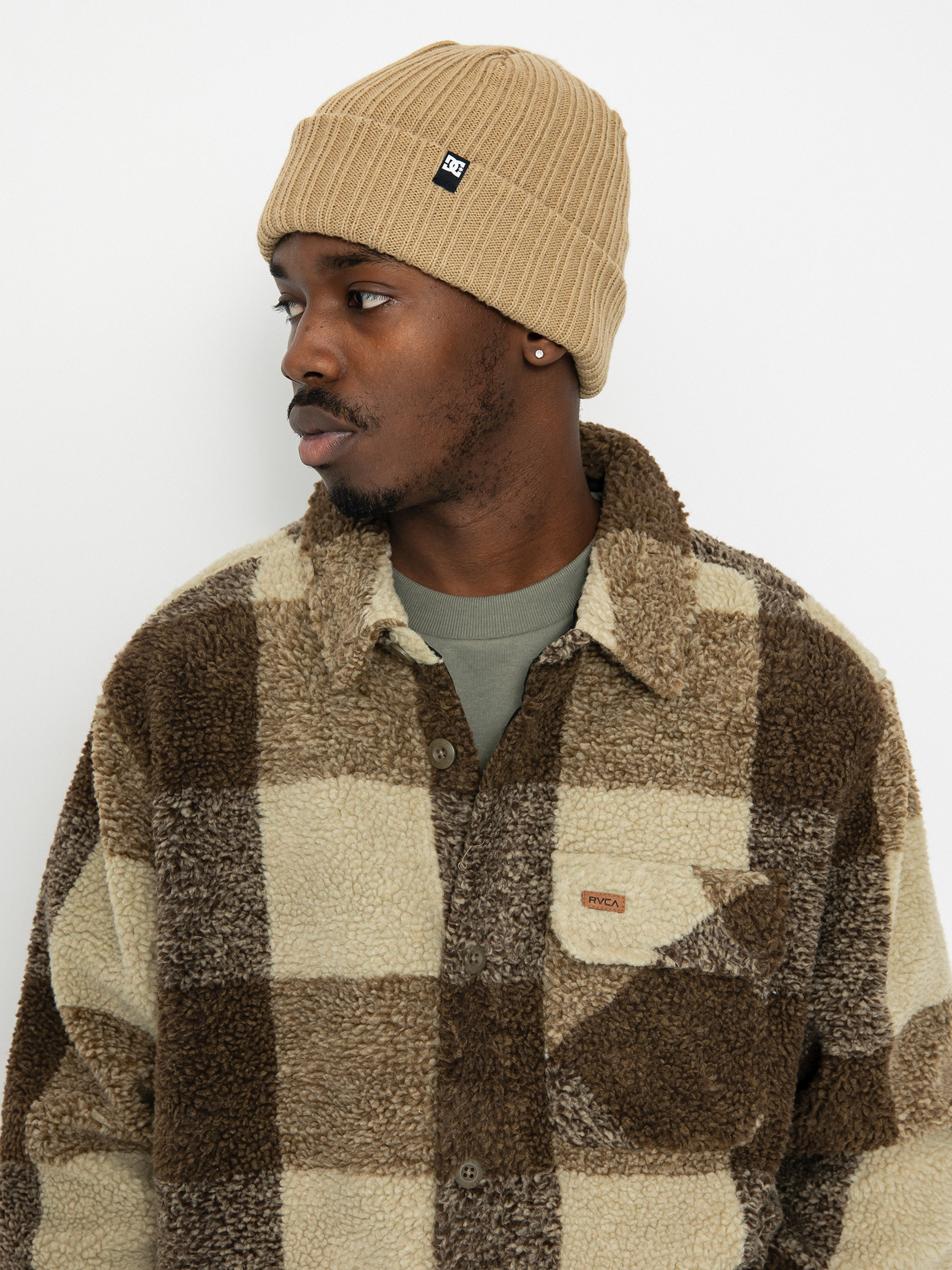 RVCA Lockheart Sherpa Dzseki (khaki)