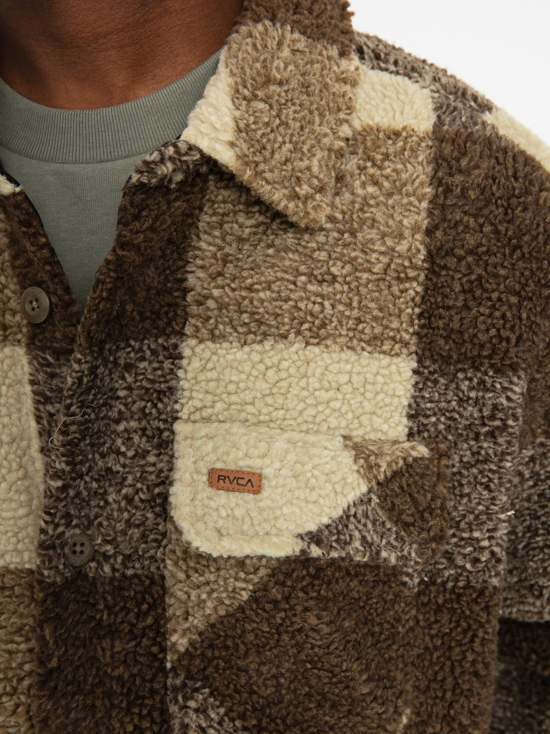 RVCA Lockheart Sherpa Dzseki (khaki)