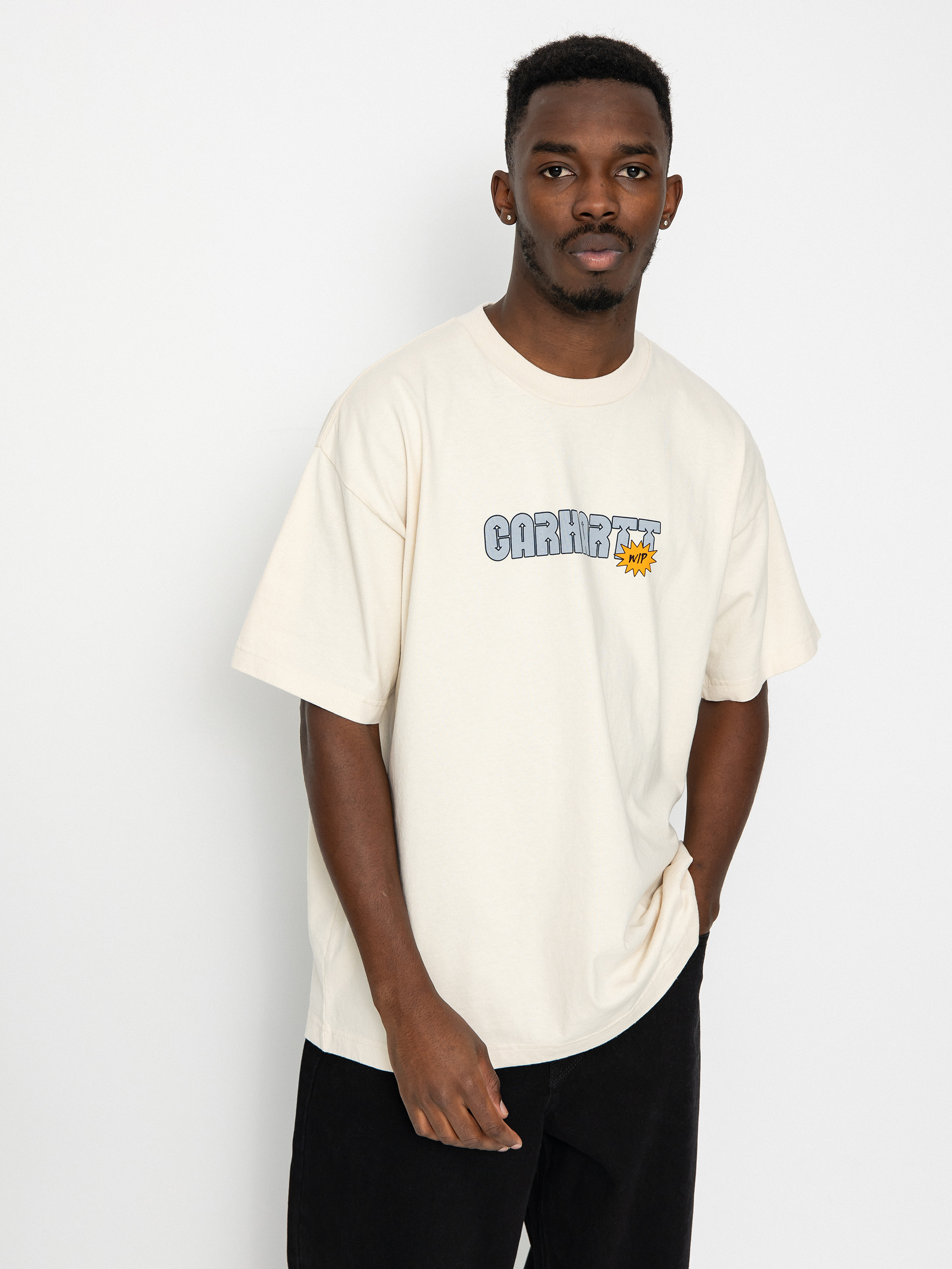 Carhartt WIP Arrow Script Póló (salt)