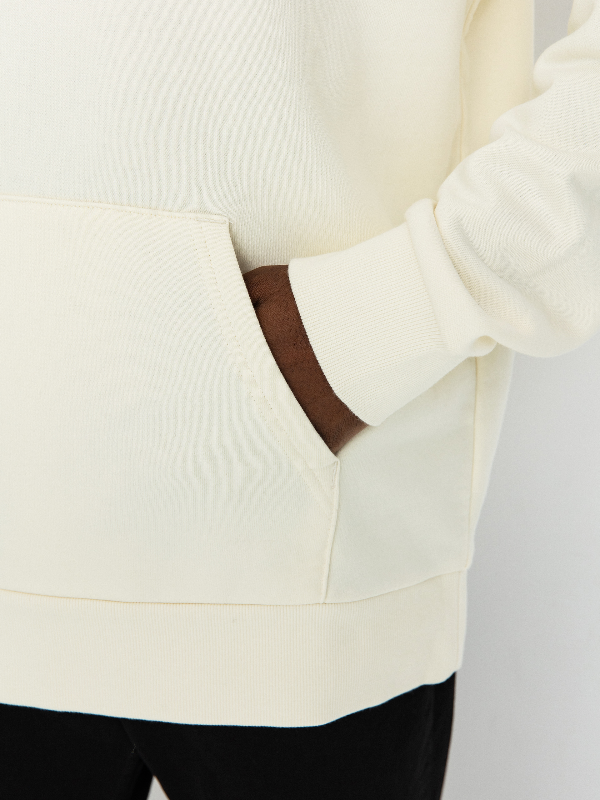 Carhartt WIP Script Embroidery HD Kapucnis pulóver (wax/black)