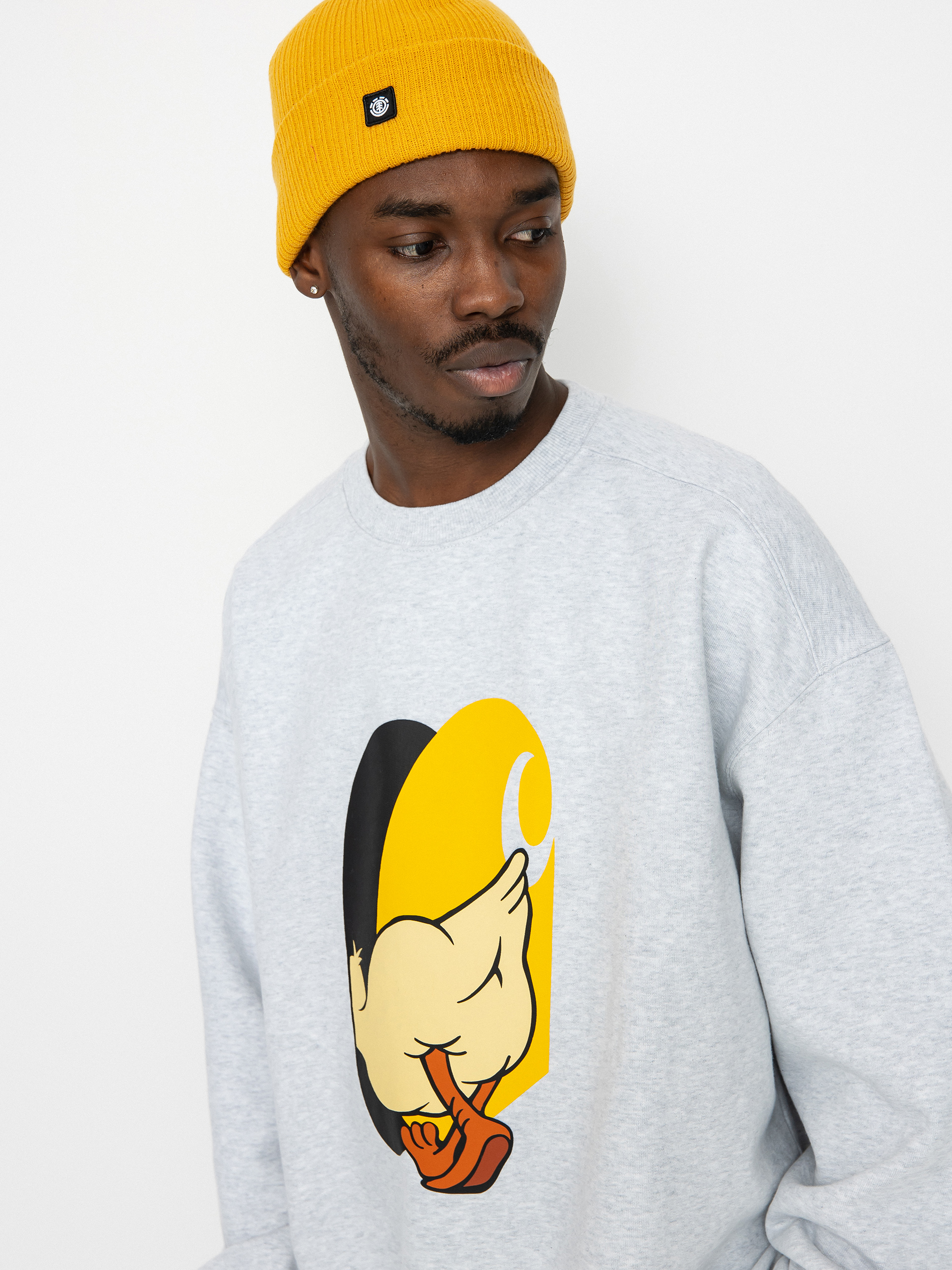 Carhartt WIP DeadKebab Knock Knock Pulóver (ash heather)