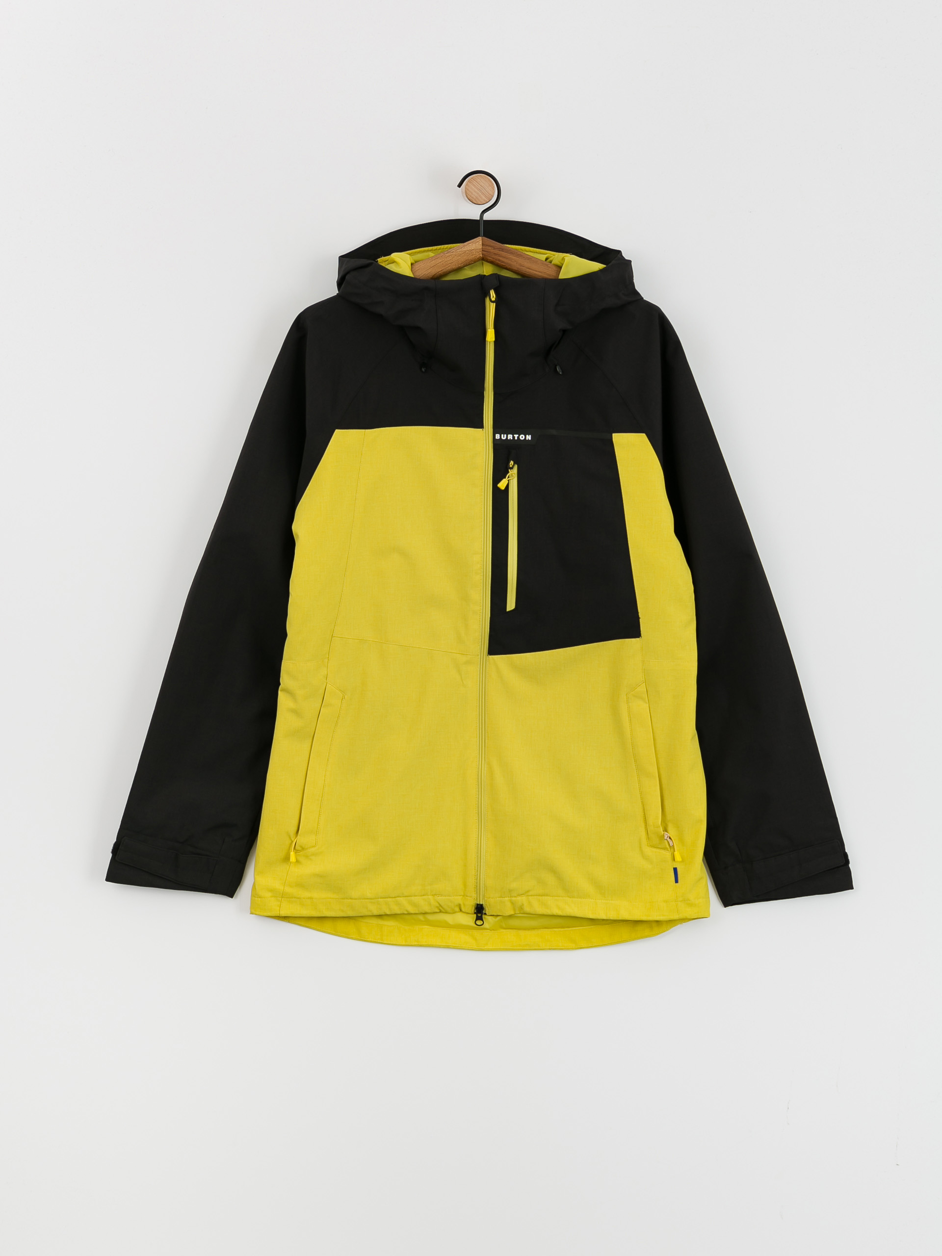 Férfi Burton Lodgepole Snowboard dzseki (true black/sulfur)