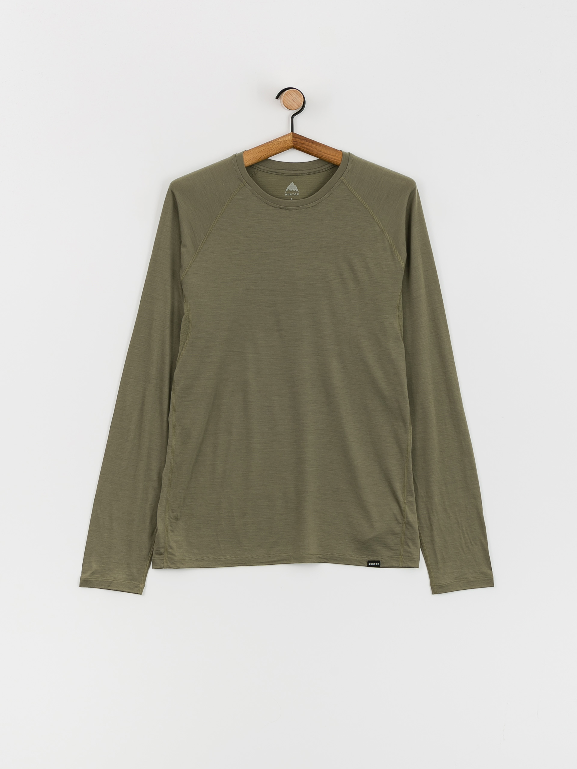 Férfi Burton Phayse Merino Crewneck Fleece Hosszú ujjú felső (forest moss)