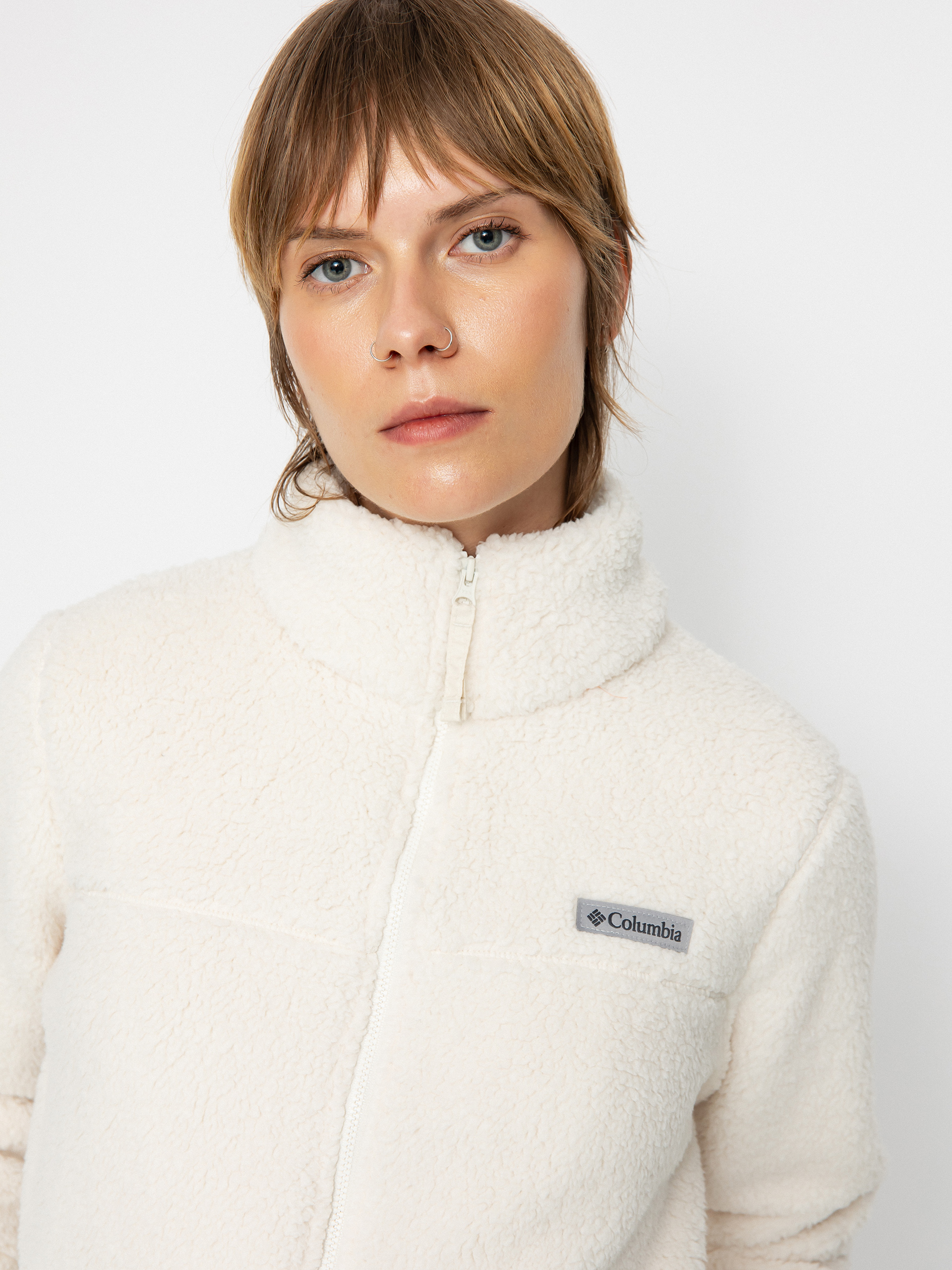 Női Columbia West Bend Polár pulóver (chalk)