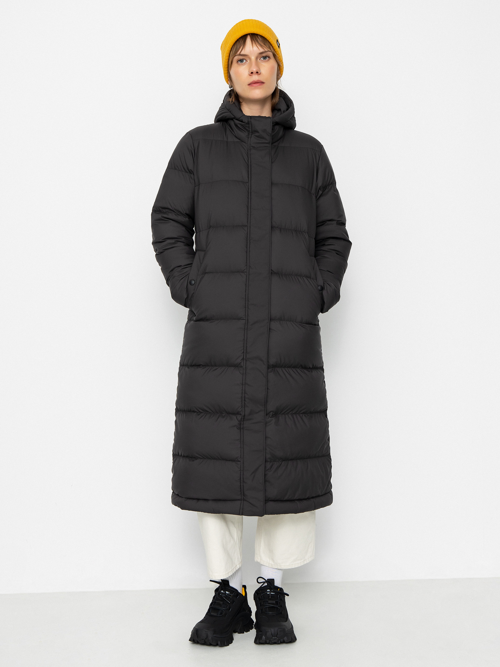 Patagonia Silent Down Long Parka Dzseki Wmn (black)