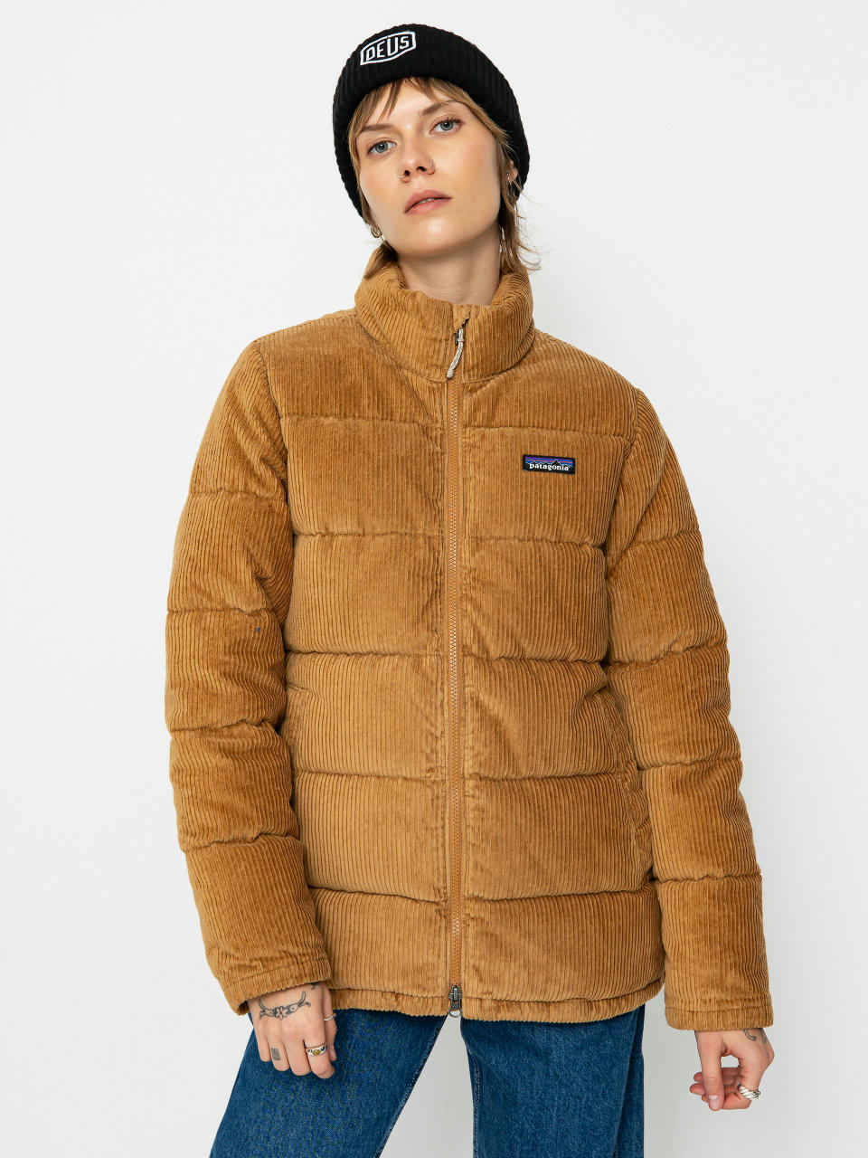 Patagonia Cord Fjord Coat Dzseki Wmn (nest brown)